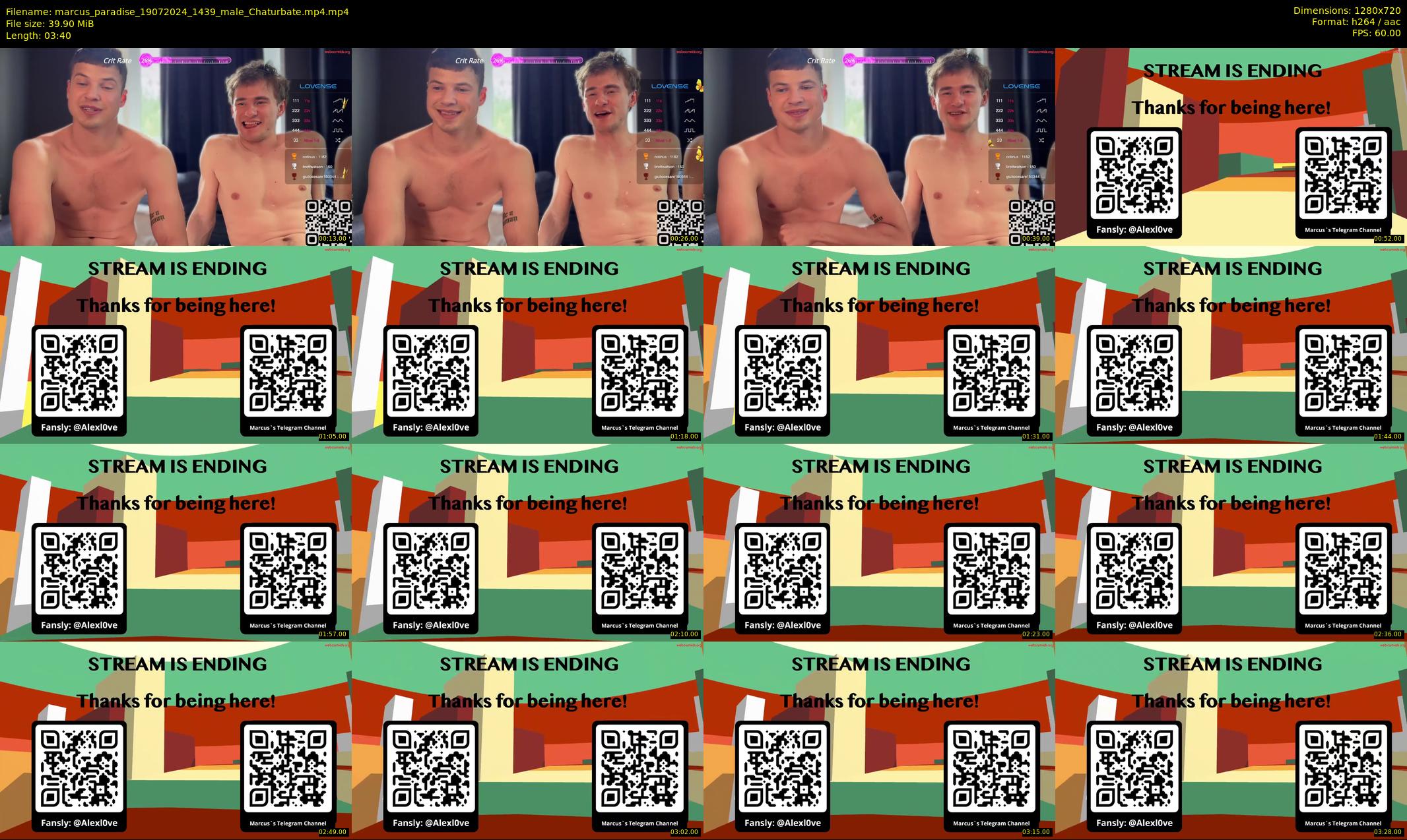 marcus_paradise — 4 minute Chaturbate male cam show recording, 720p, Jul 19, 2024
