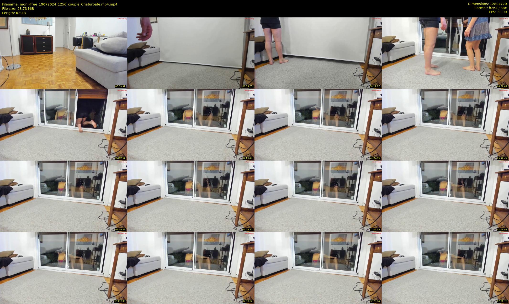 monikfree — 3 minute Chaturbate couple cam show recording, 720p, Jul 19, 2024