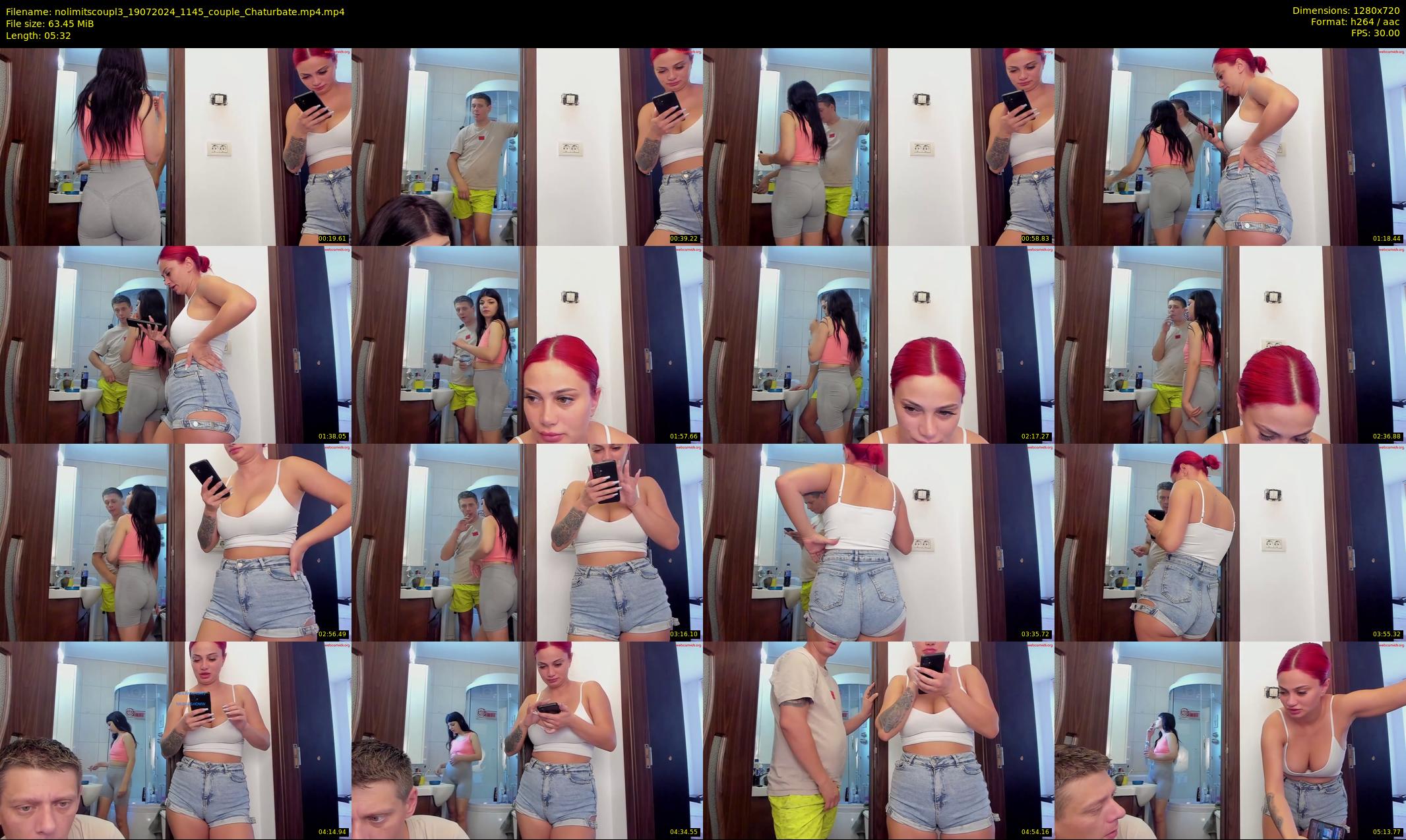 nolimitscoupl3 — 6 minute Chaturbate couple cam show recording, 720p, Jul 19, 2024