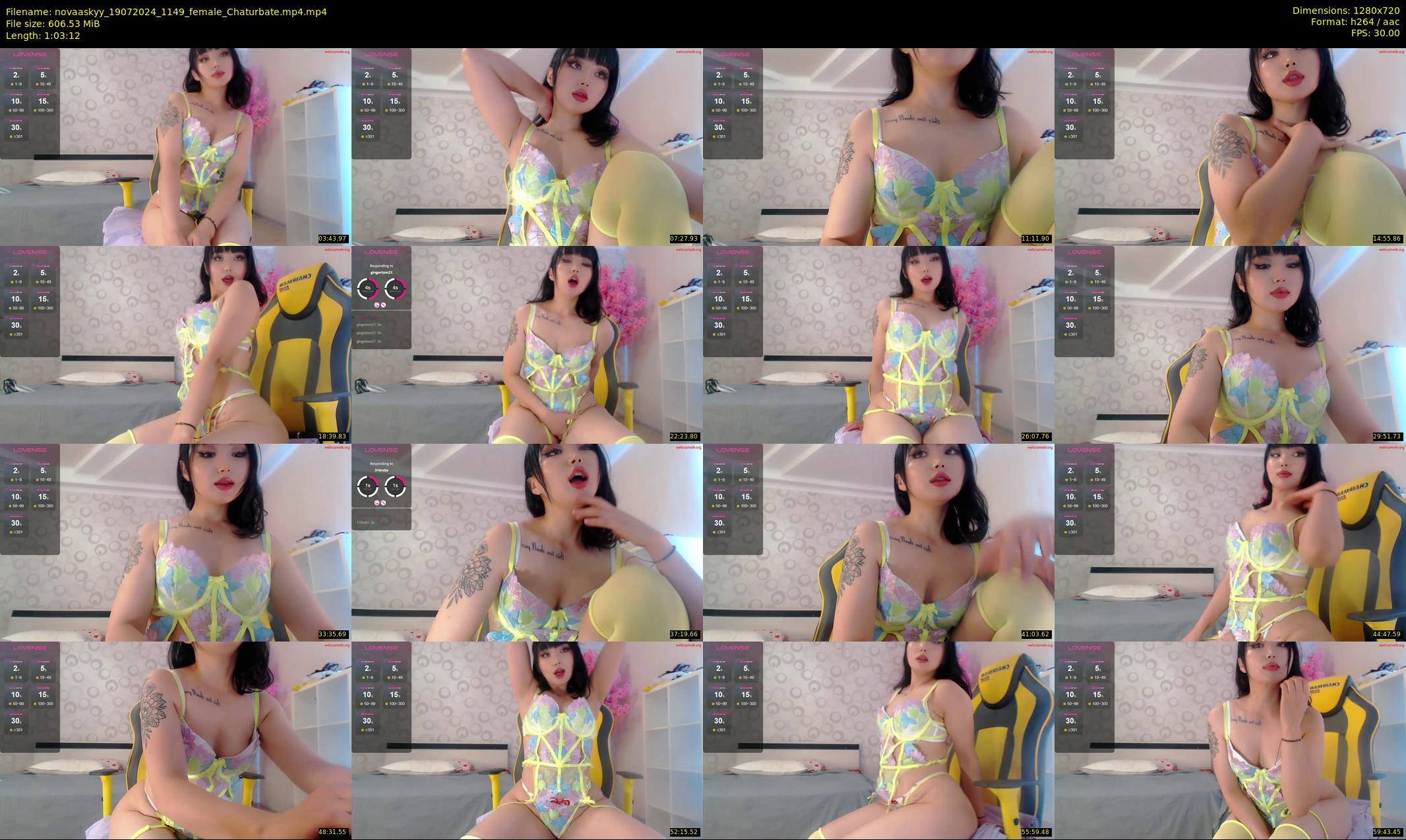 novaaskyy — 64 minute Chaturbate female cam show recording, 720p, Jul 19, 2024