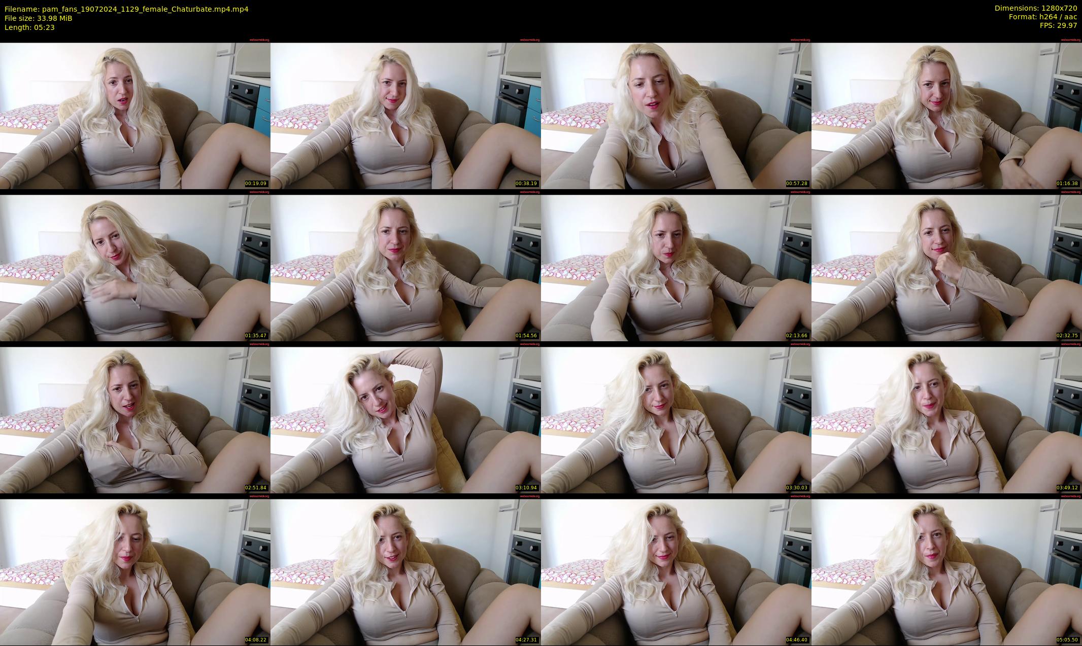 pam_fans — 6 minute Chaturbate female cam show recording, 720p, Jul 19, 2024
