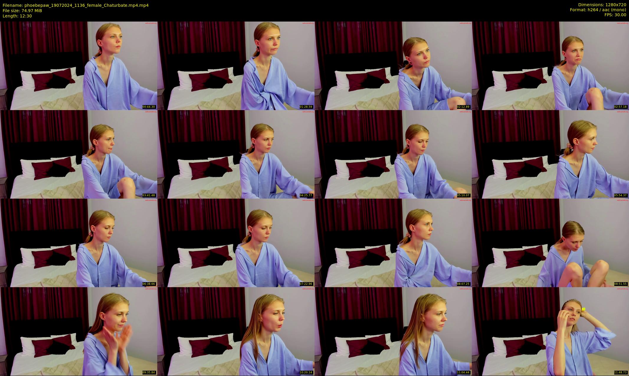 phoebepaw — 13 minute Chaturbate female cam show recording, 720p, Jul 19, 2024