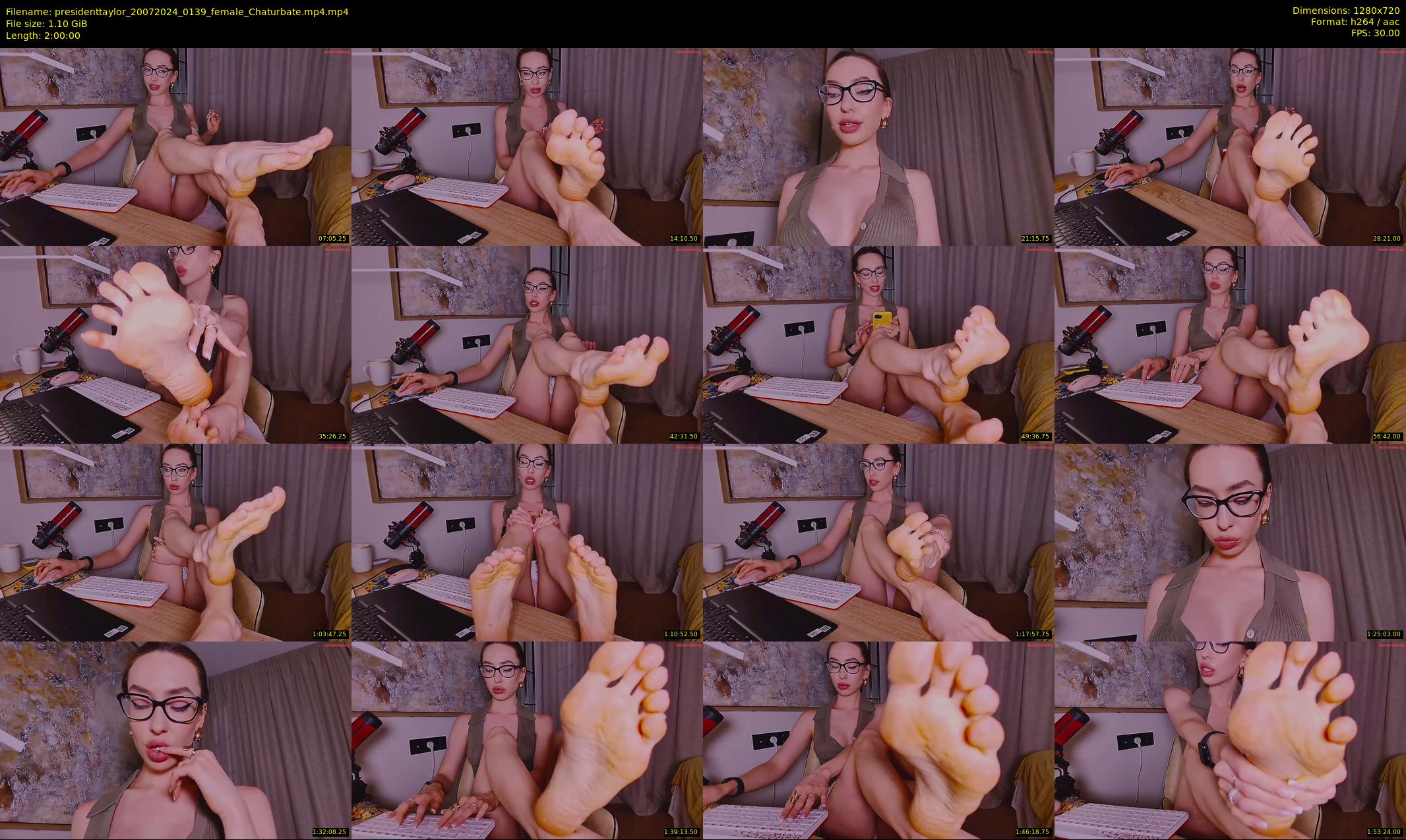 presidenttaylor — 120 minute Chaturbate female cam show recording, 720p, Jul 20, 2024