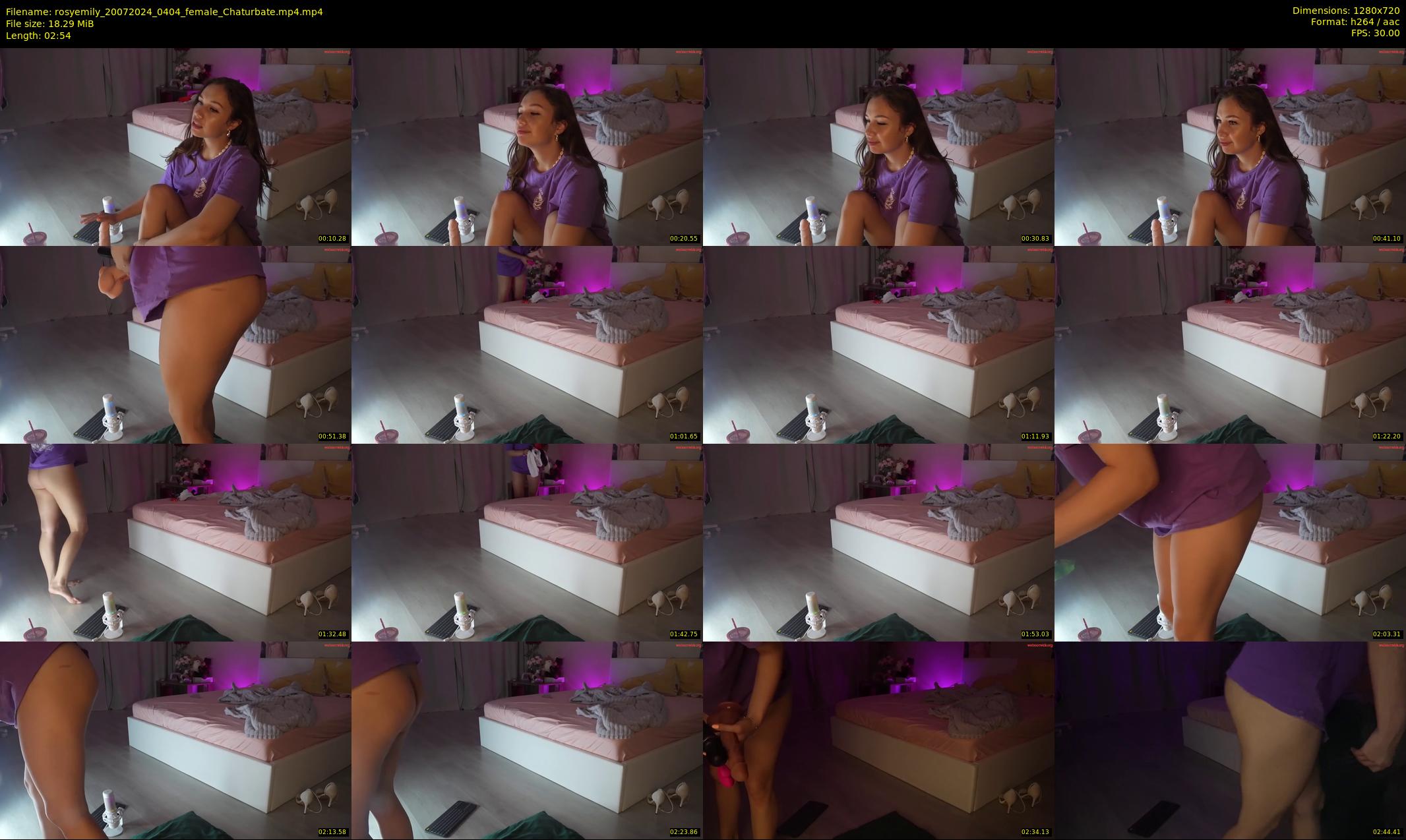 rosyemily — 3 minute Chaturbate female cam show recording, 720p, Jul 20, 2024