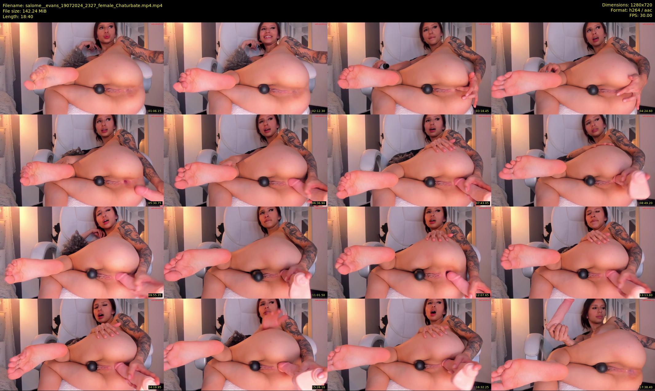 salome__evans — 19 minute Chaturbate female cam show recording, 720p, Jul 19, 2024