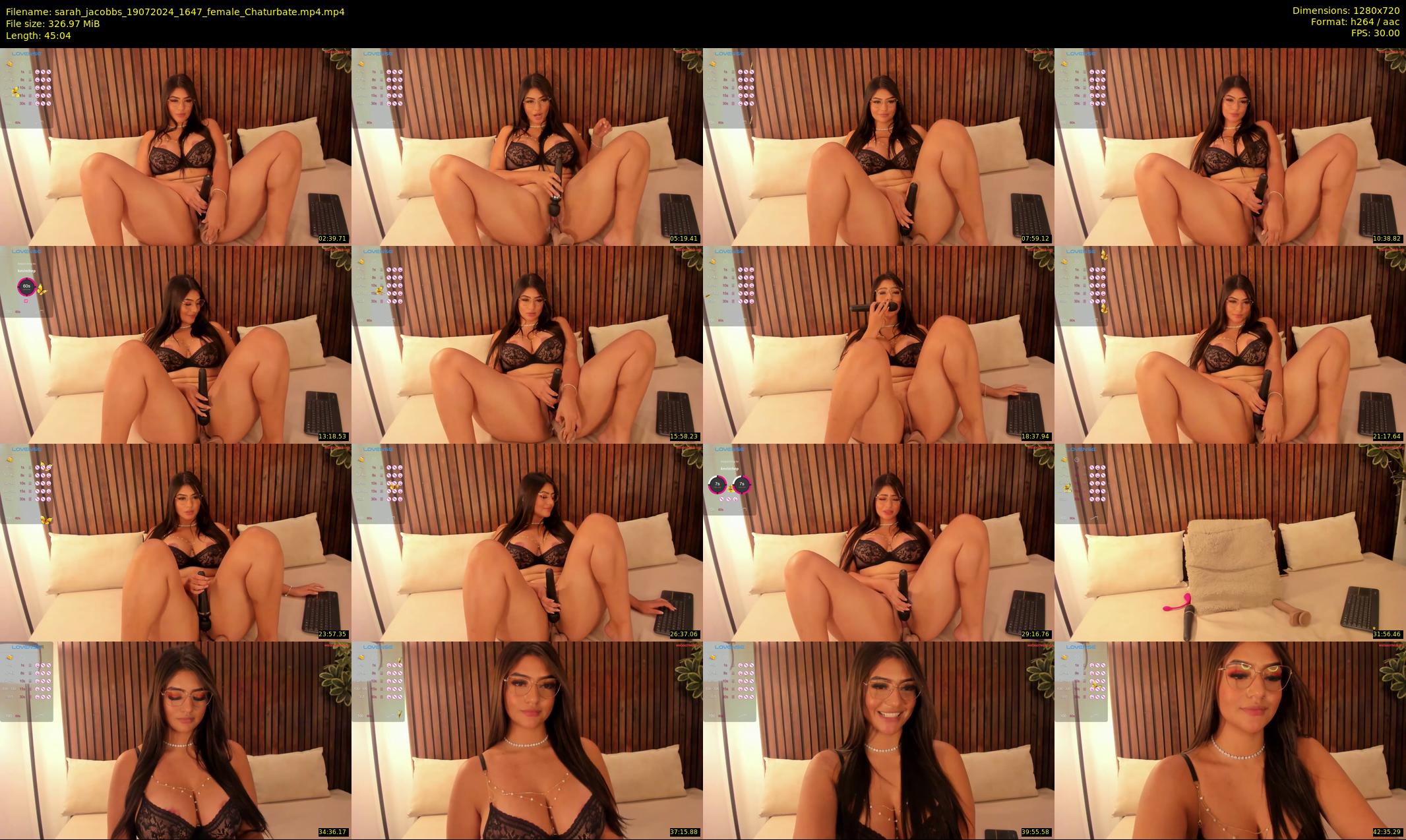 sarah_jacobbs — 46 minute Chaturbate female cam show recording, 720p, Jul 19, 2024