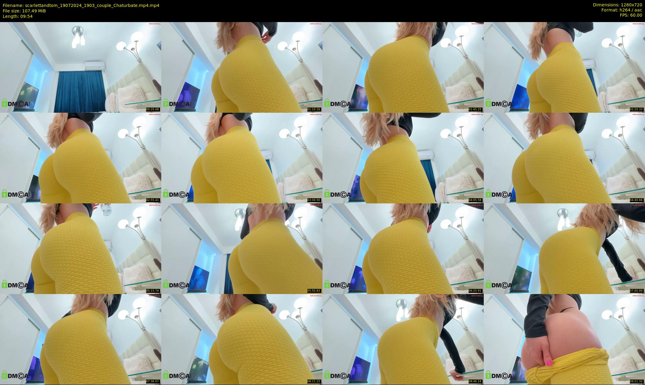 scarlettandtom — 10 minute Chaturbate couple cam show recording, 720p, Jul 19, 2024