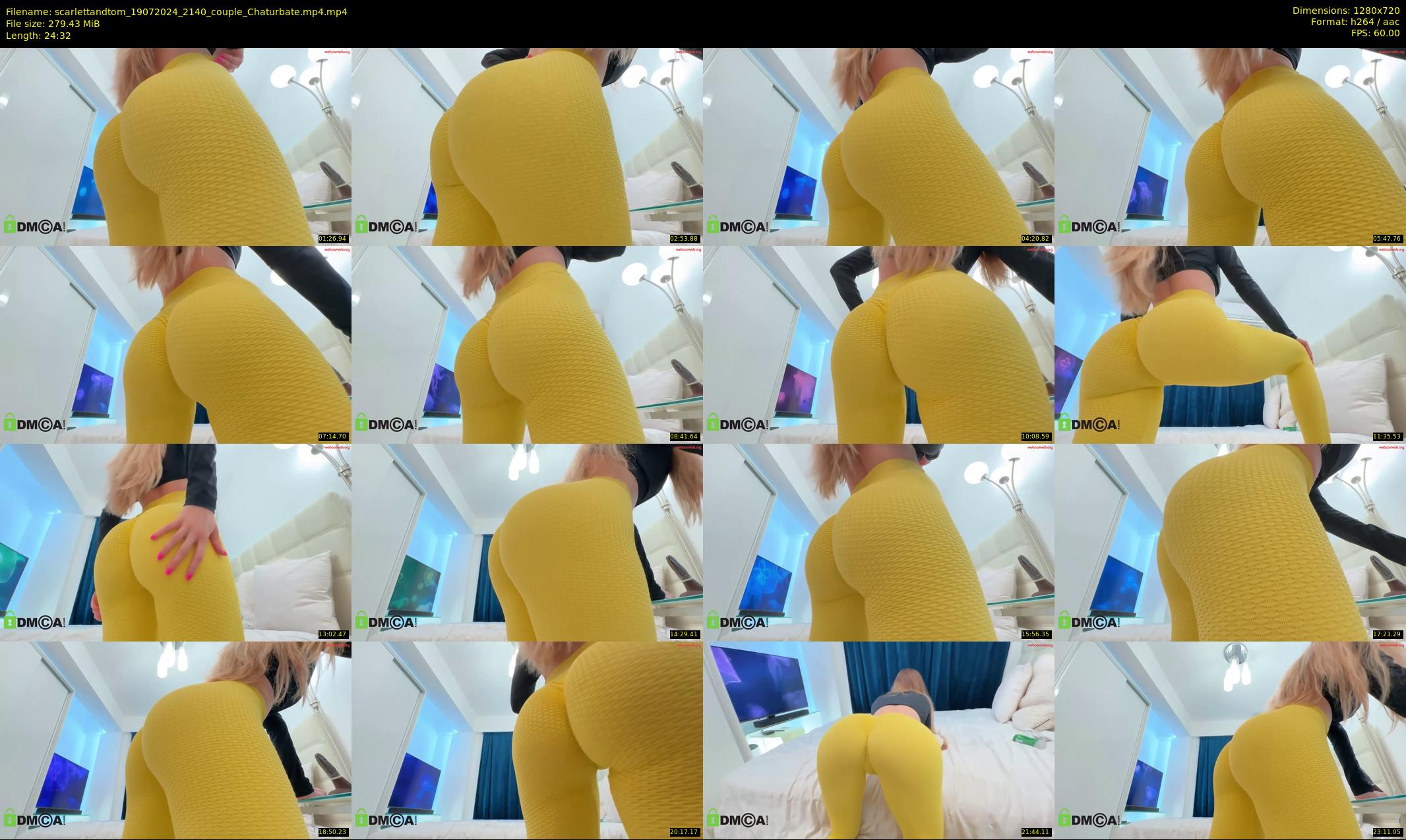 scarlettandtom — 25 minute Chaturbate couple cam show recording, 720p, Jul 19, 2024