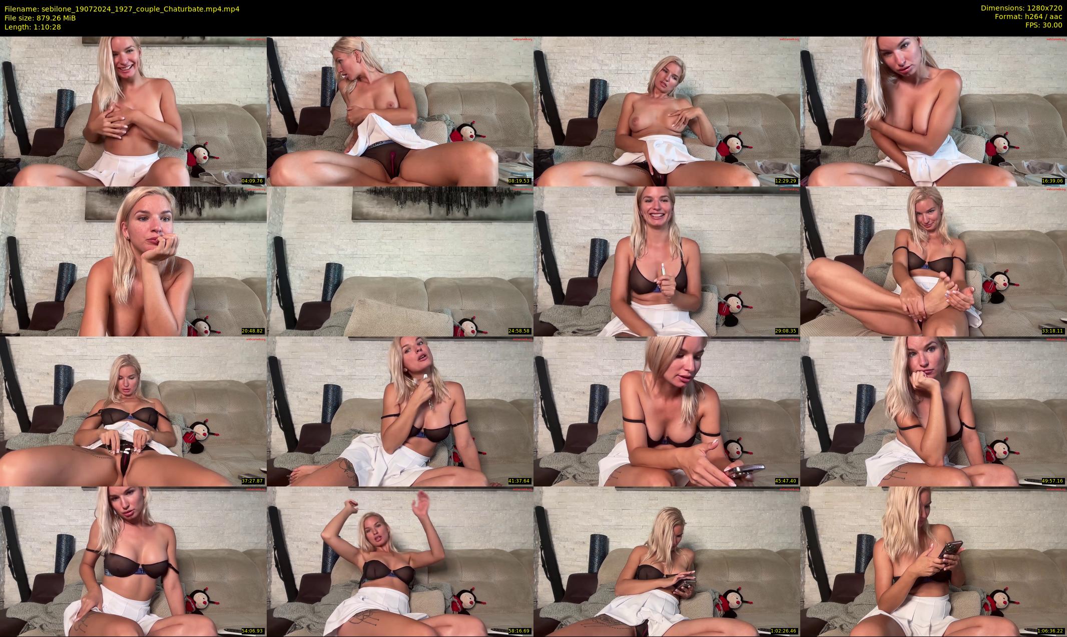 sebilone — 71 minute Chaturbate couple cam show recording, 720p, Jul 19, 2024