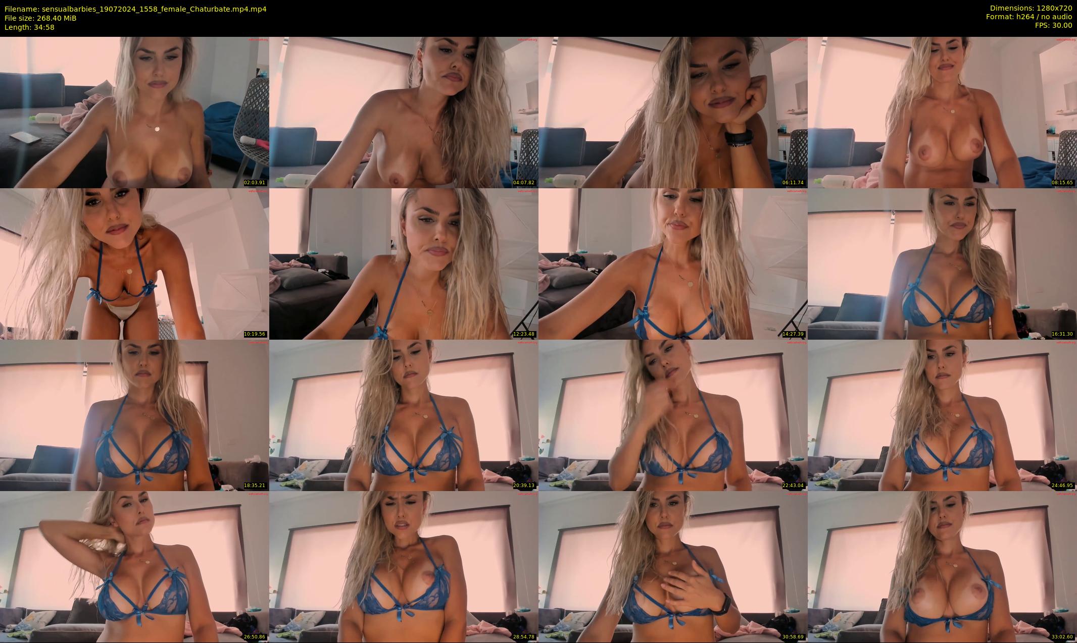 sensualbarbies — 35 minute Chaturbate female cam show recording, 720p, Jul 19, 2024