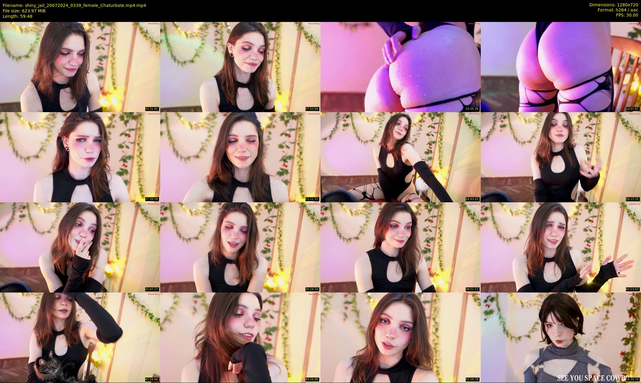 shiny_jail — 60 minute Chaturbate female cam show recording, 720p, Jul 20, 2024