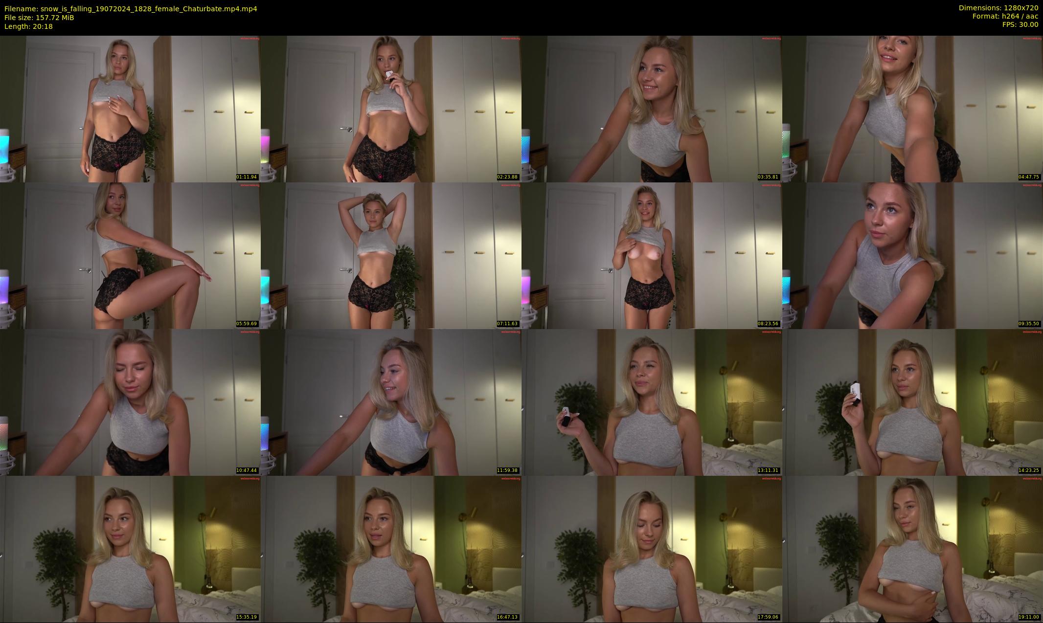 snow_is_falling — 21 minute Chaturbate female cam show recording, 720p, Jul 19, 2024