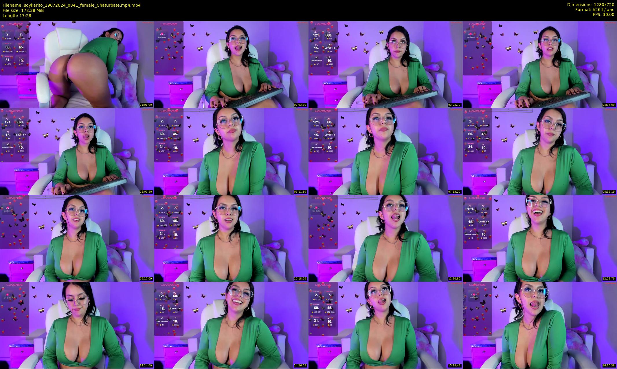 soykarito — 18 minute Chaturbate female cam show recording, 720p, Jul 19, 2024
