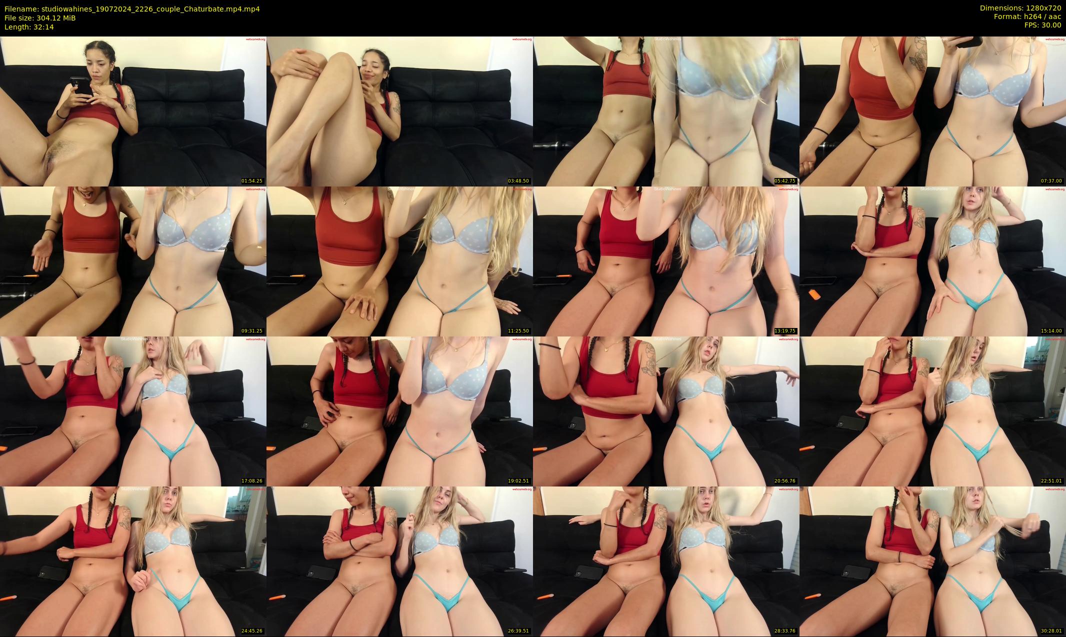 studiowahines — 33 minute Chaturbate couple cam show recording, 720p, Jul 19, 2024