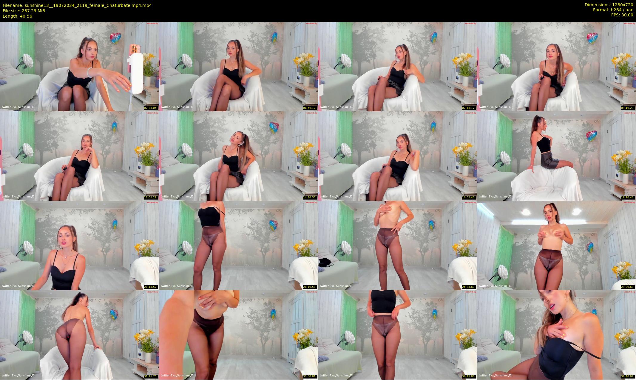 sunshine13_ — 41 minute Chaturbate female cam show recording, 720p, Jul 19, 2024