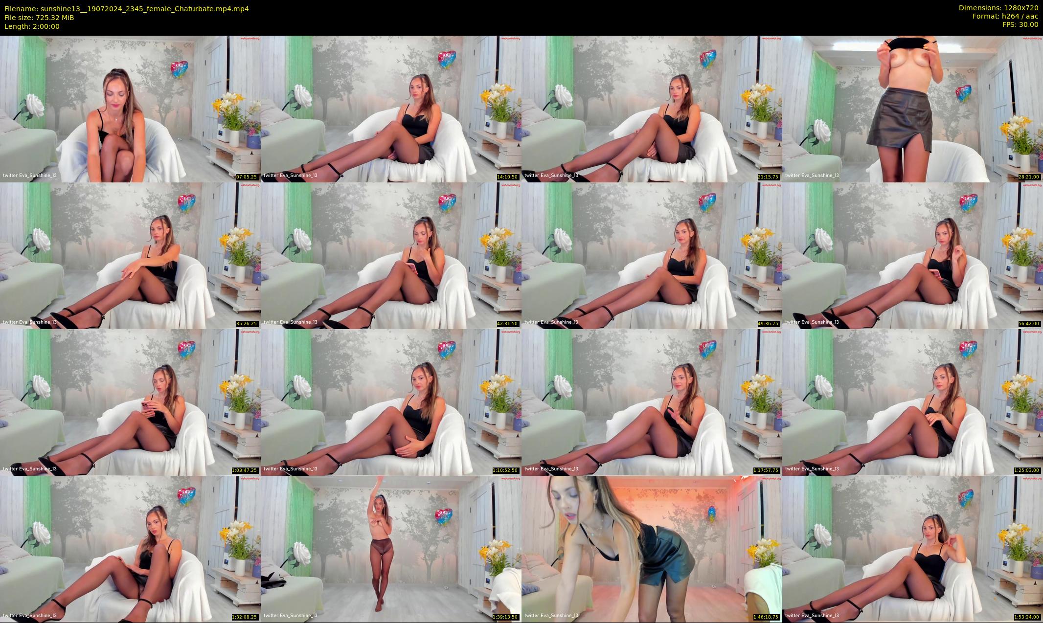 sunshine13_ — 120 minute Chaturbate female cam show recording, 720p, Jul 19, 2024