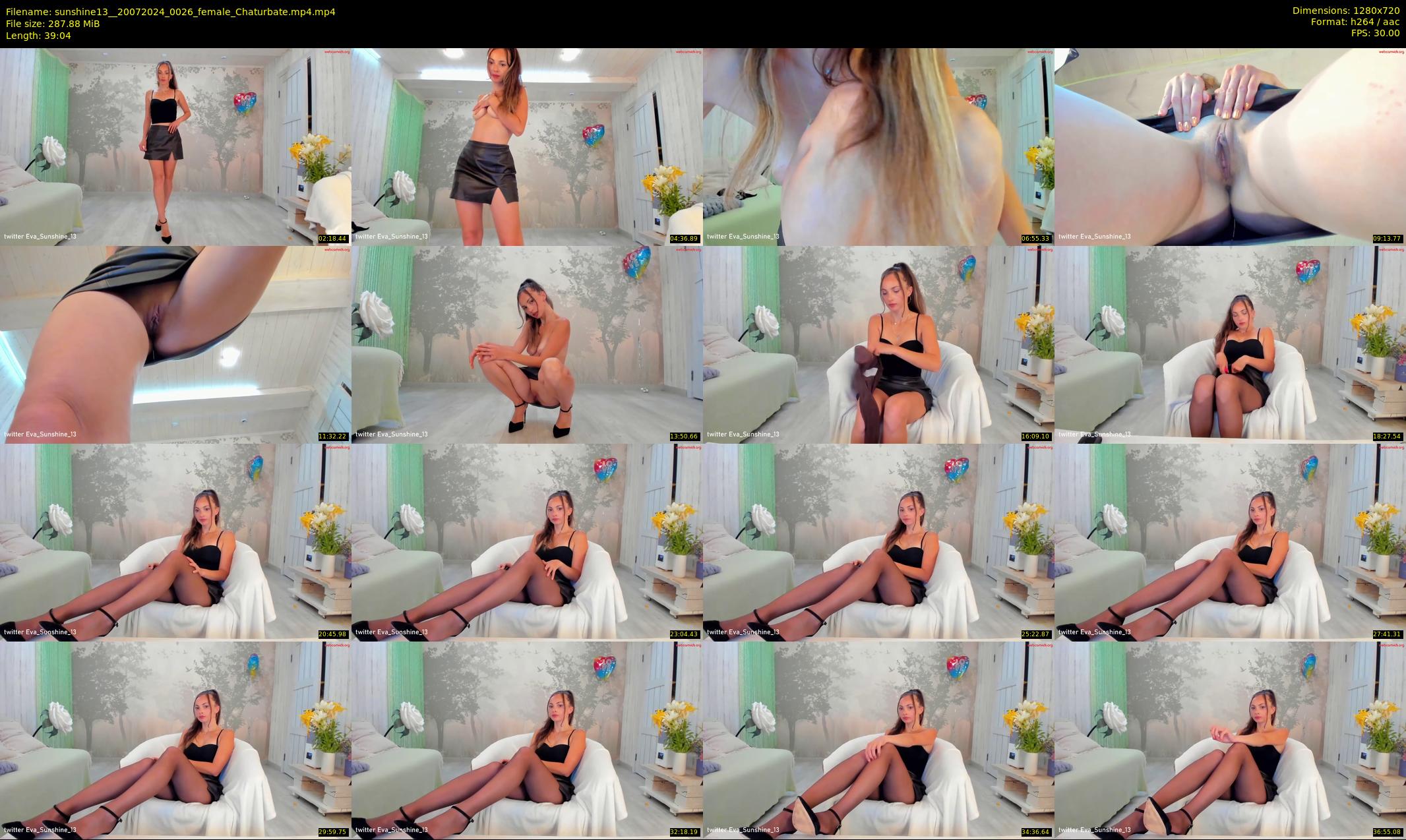 sunshine13_ — 40 minute Chaturbate female cam show recording, 720p, Jul 20, 2024