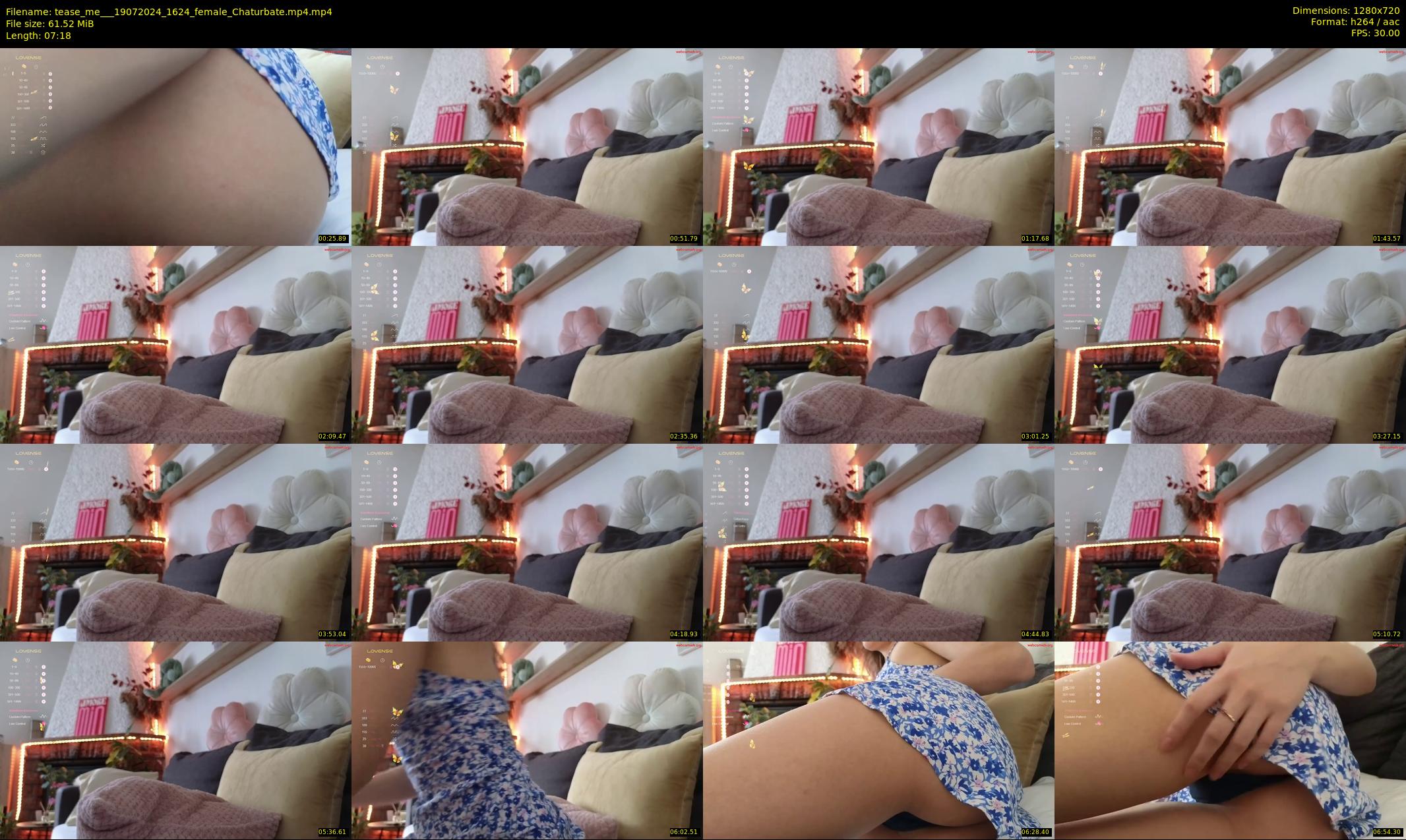 tease_me__ — 8 minute Chaturbate female cam show recording, 720p, Jul 19, 2024