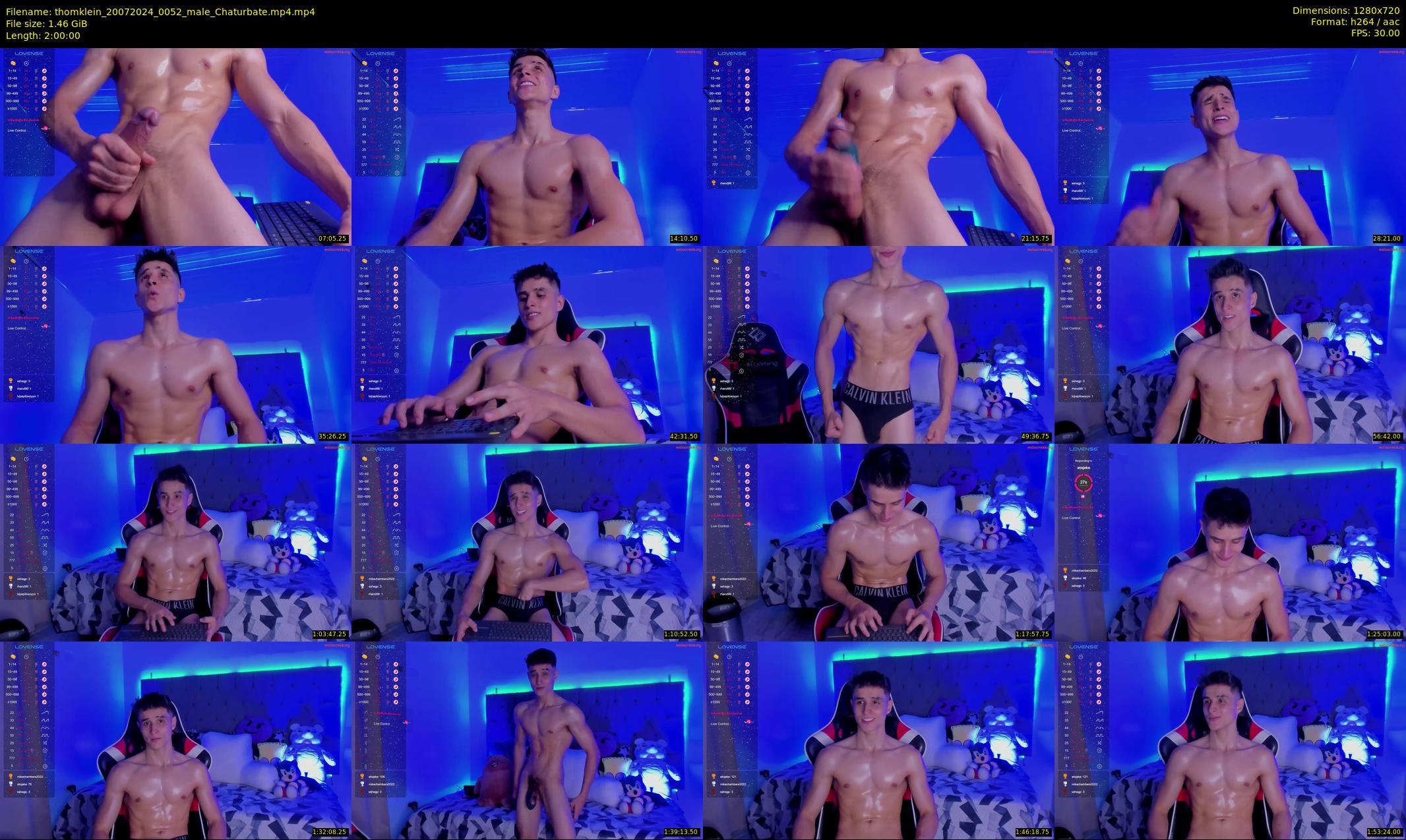 thomklein — 120 minute Chaturbate male cam show recording, 720p, Jul 20, 2024