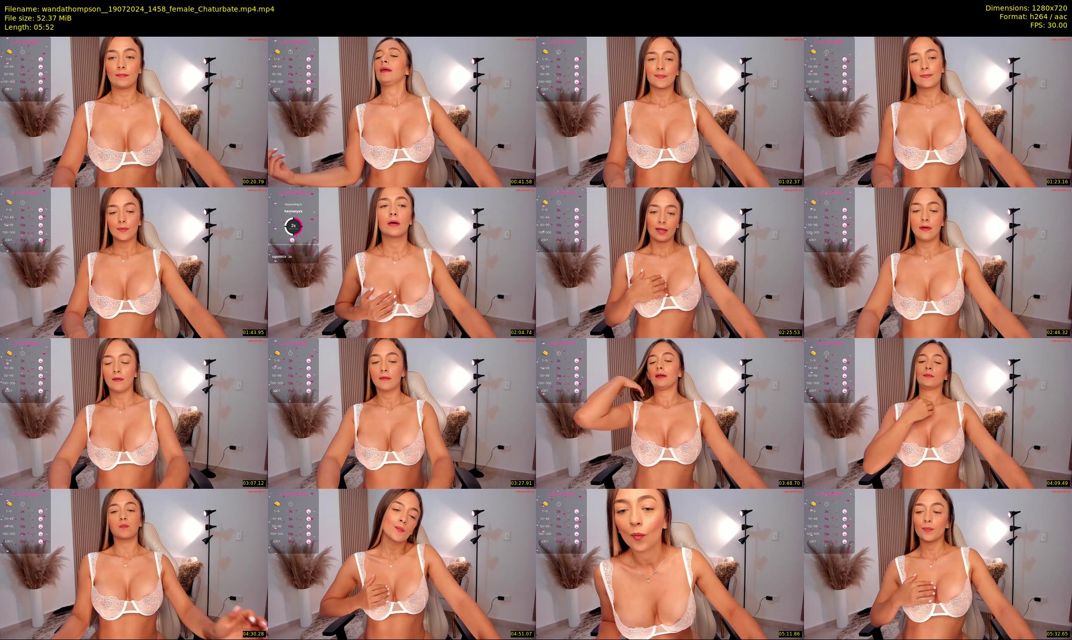 wandathompson_ — 6 minute Chaturbate female cam show recording, 720p, Jul 19, 2024