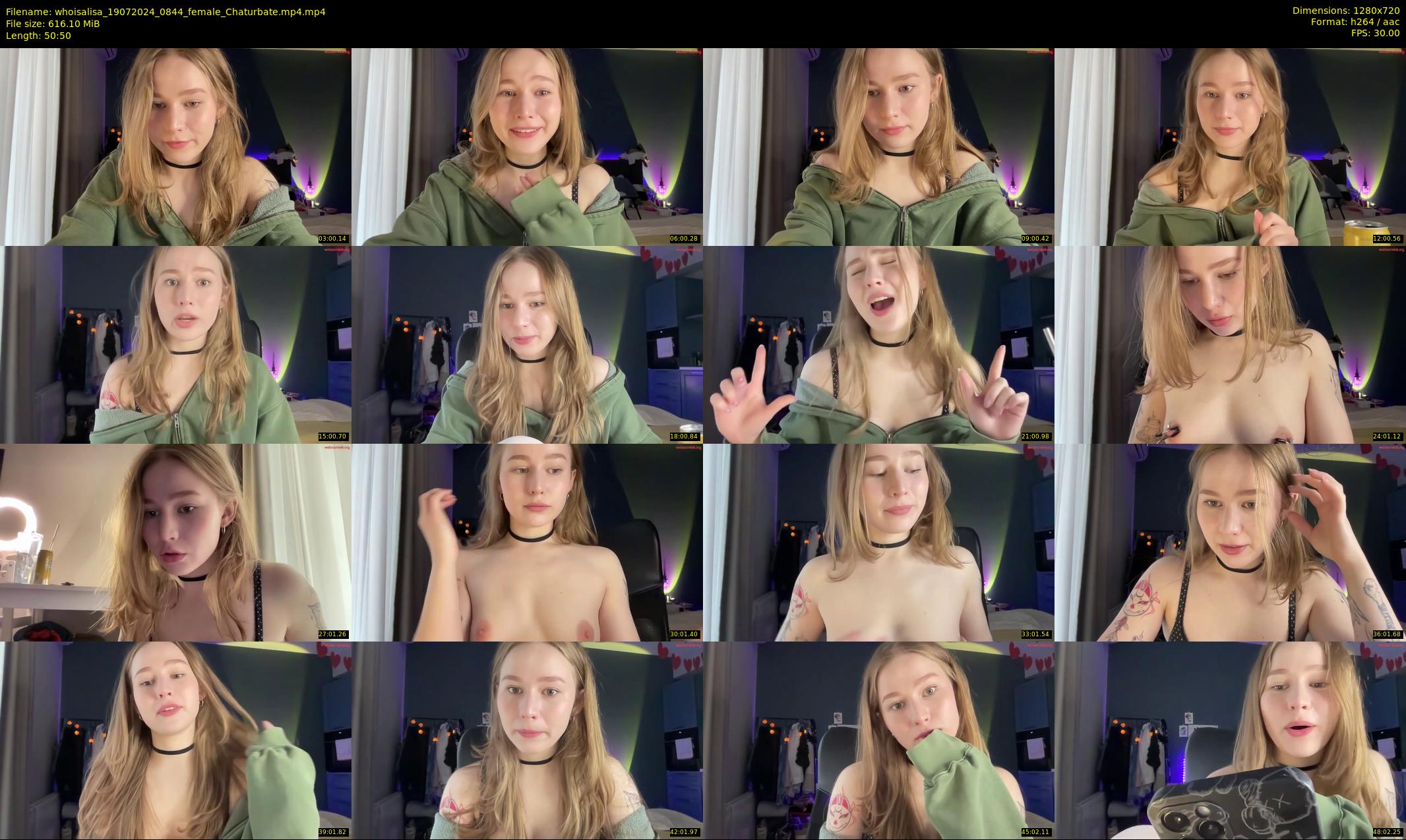 whoisalisa — 51 minute Chaturbate female cam show recording, 720p, Jul 19, 2024
