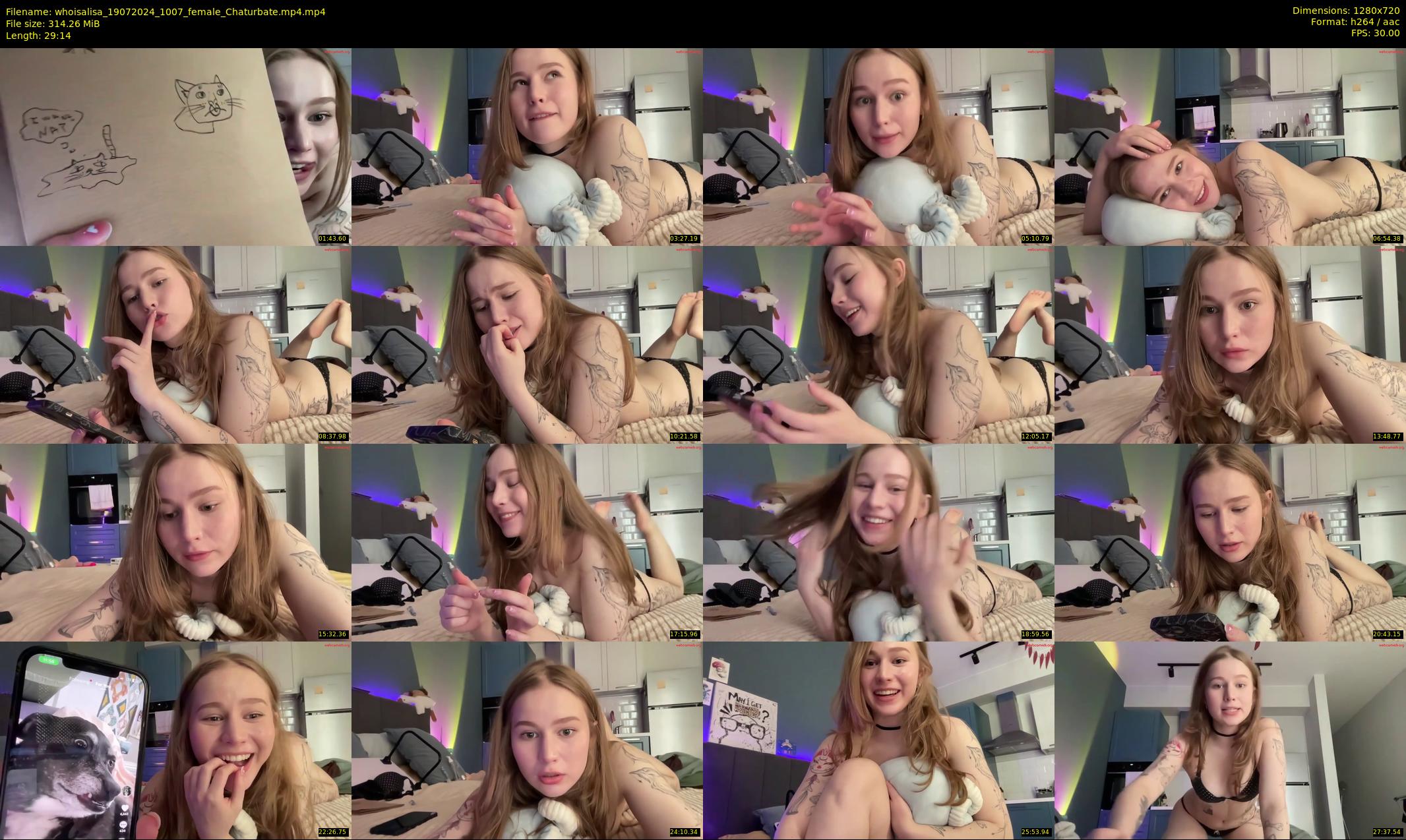 whoisalisa — 30 minute Chaturbate female cam show recording, 720p, Jul 19, 2024