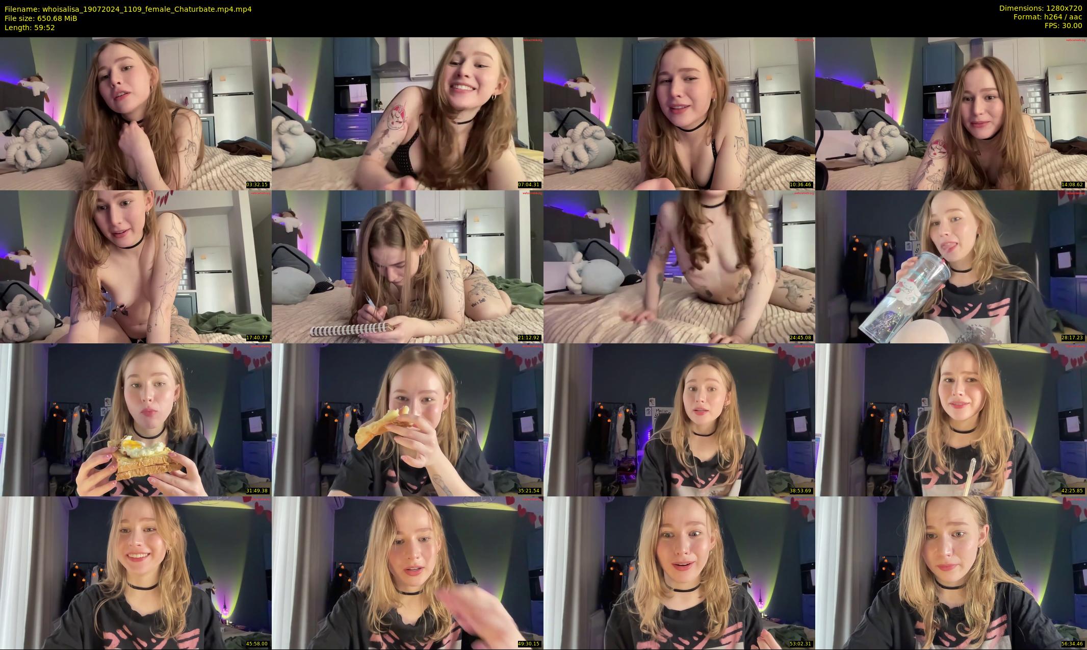 whoisalisa — 60 minute Chaturbate female cam show recording, 720p, Jul 19, 2024