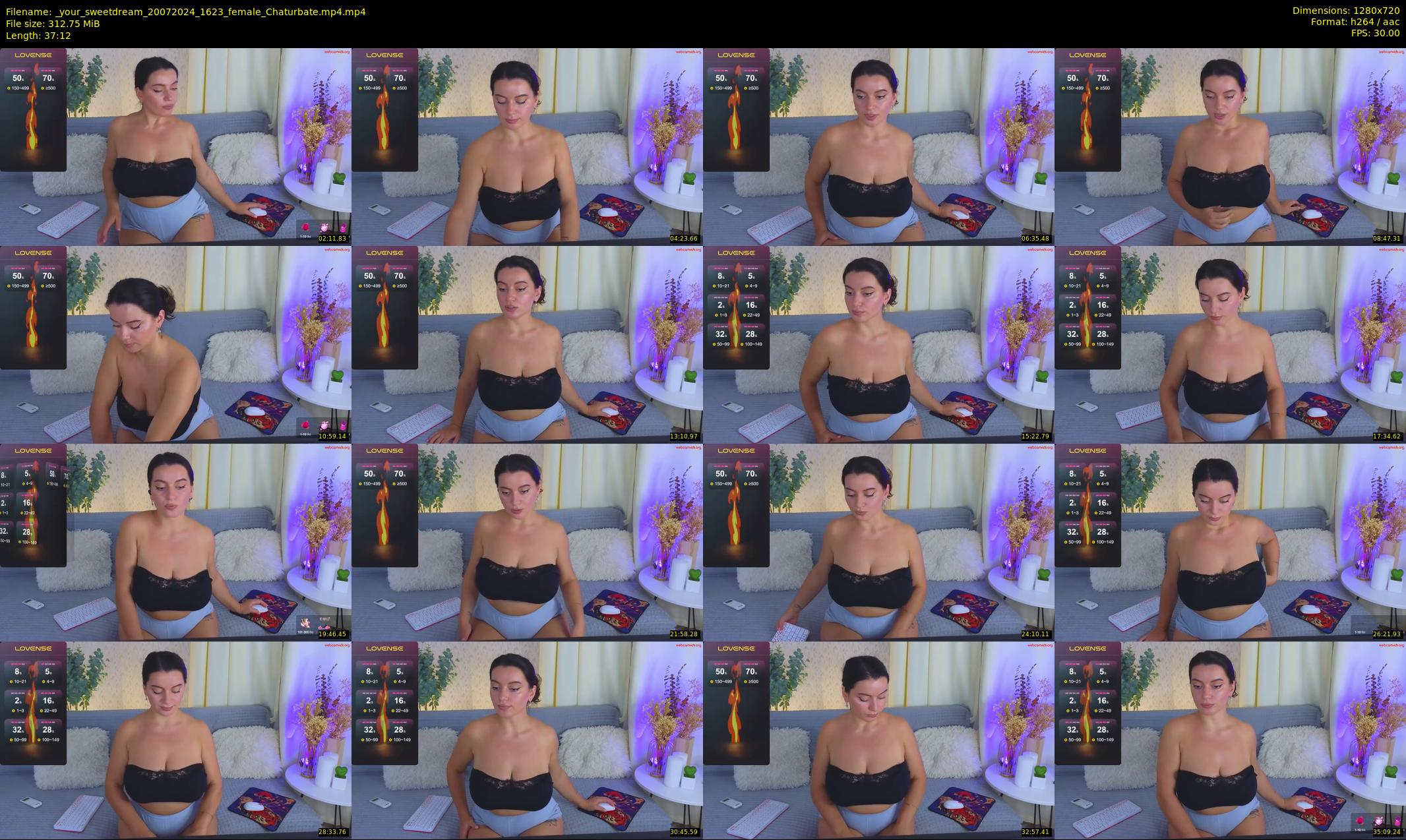 _your_sweetdream — 38 minute Chaturbate female cam show recording, 720p, Jul 20, 2024