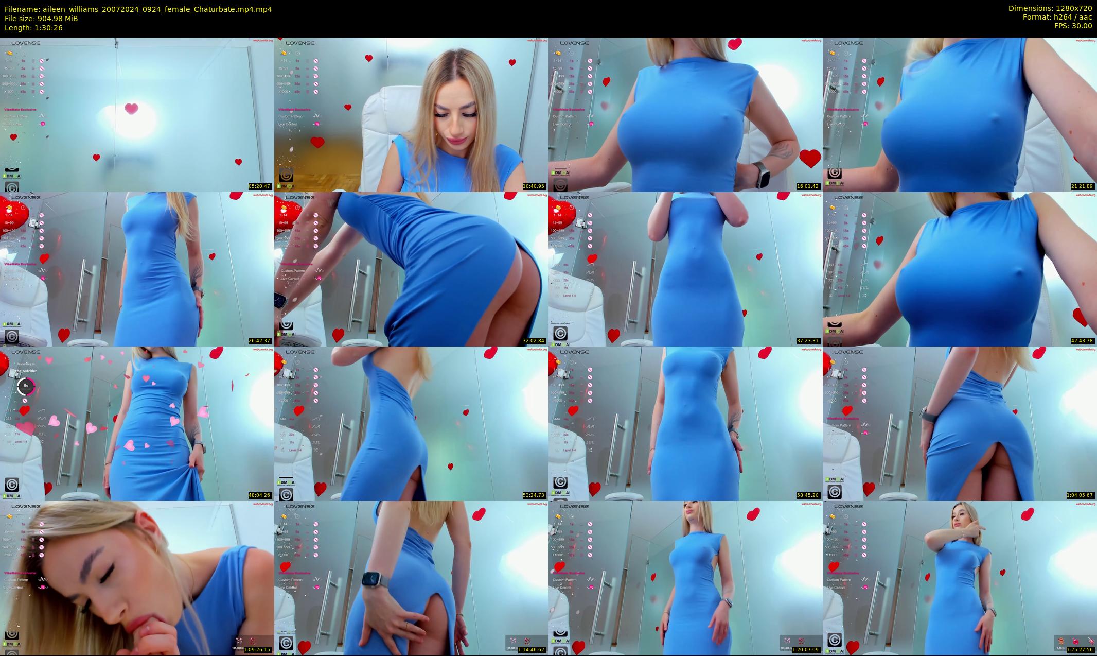 aileen_williams — 91 minute Chaturbate female cam show recording, 720p, Jul 20, 2024