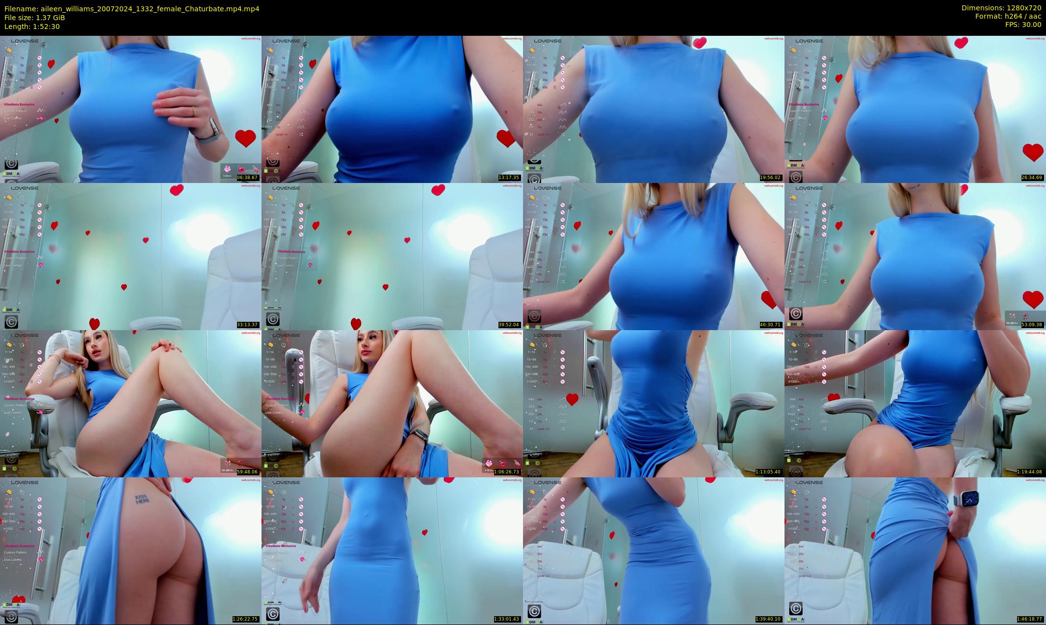 aileen_williams — 113 minute Chaturbate female cam show recording, 720p, Jul 20, 2024