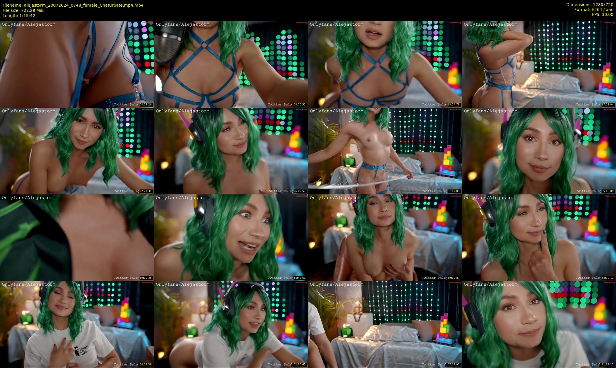 alejastorm — 76 minute Chaturbate female cam show recording, 720p, Jul 20, 2024