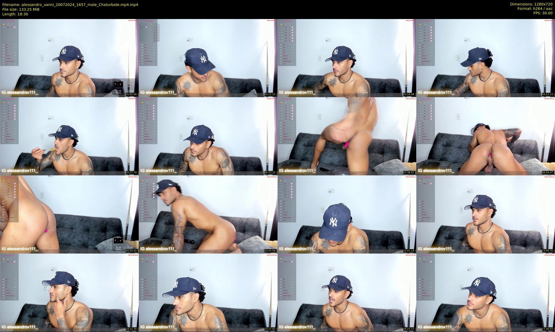 alessandro_vanni — 19 minute Chaturbate male cam show recording, 720p, Jul 20, 2024