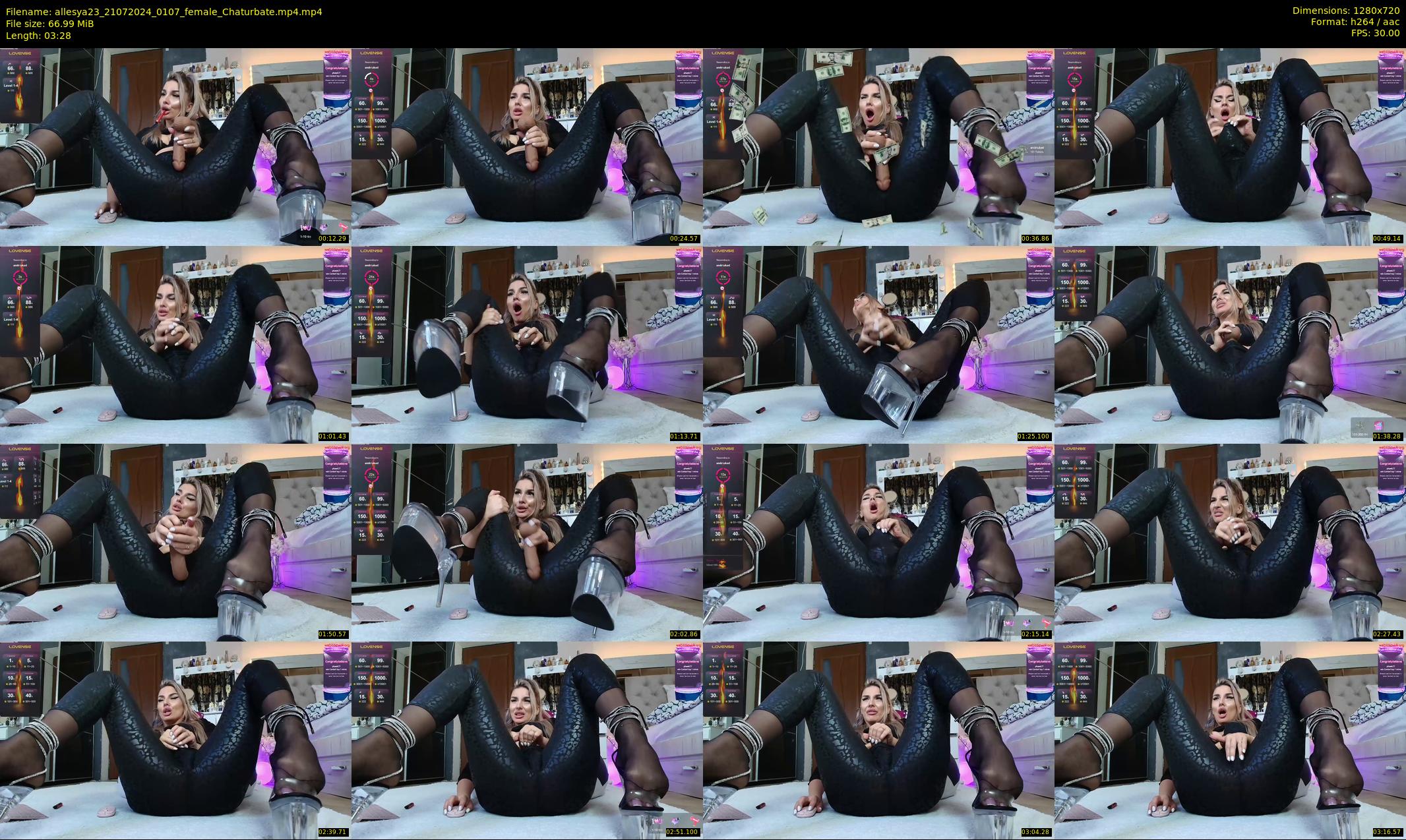 allesya23 — 4 minute Chaturbate female cam show recording, 720p, Jul 21, 2024