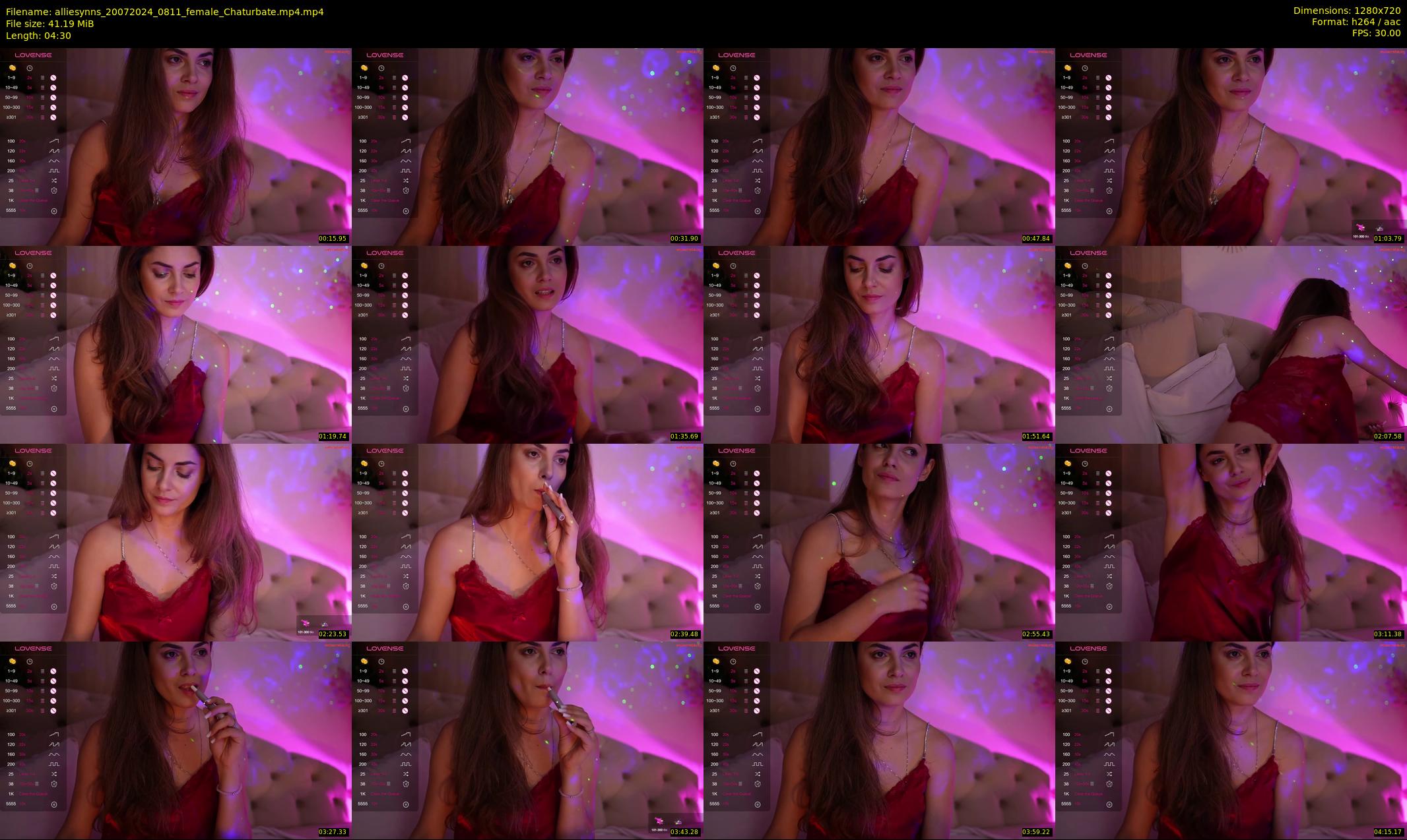 alliesynns — 5 minute Chaturbate female cam show recording, 720p, Jul 20, 2024