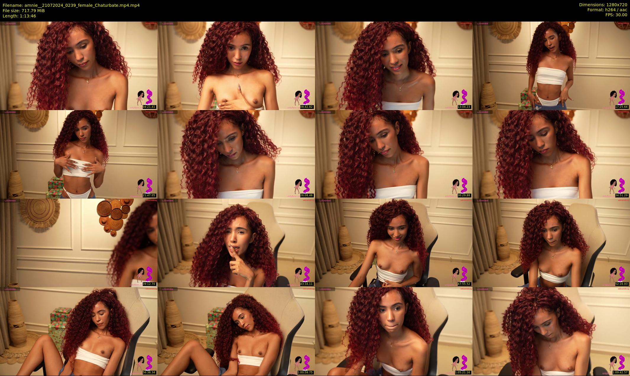 amnie_ — 74 minute Chaturbate female cam show recording, 720p, Jul 21, 2024