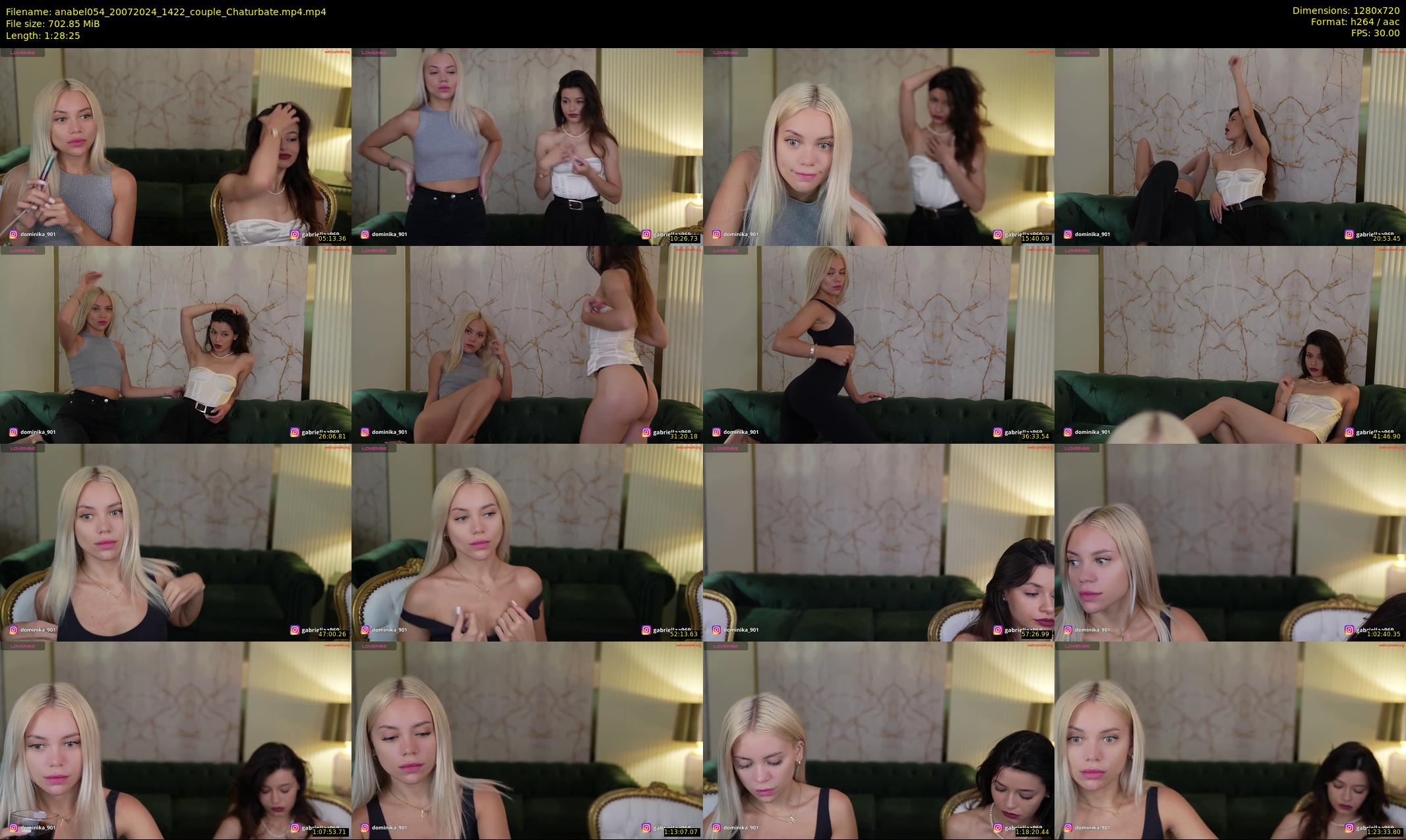 anabel054 — 89 minute Chaturbate female cam show recording, 720p, Jul 20, 2024