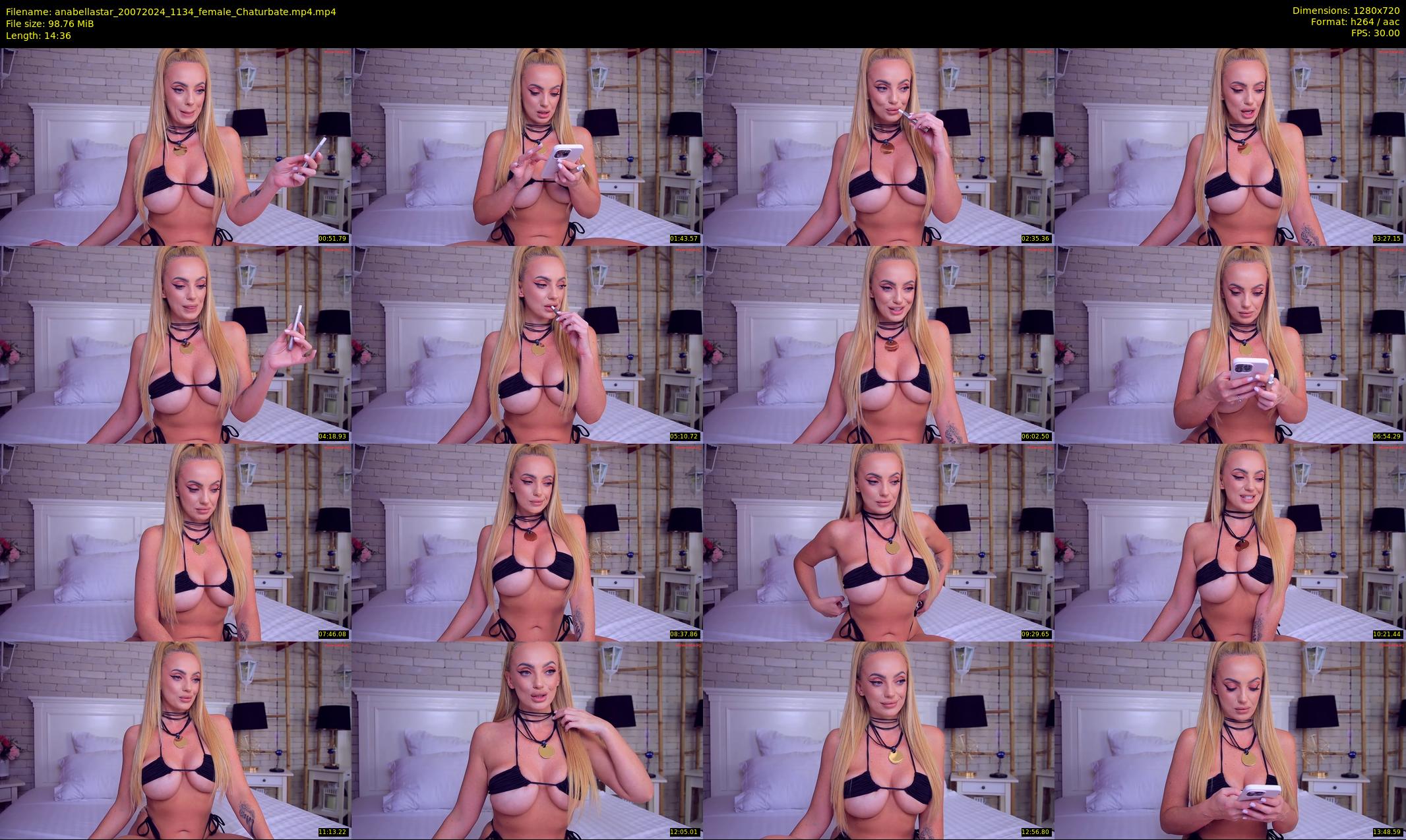 anabellastar — 15 minute Chaturbate female cam show recording, 720p, Jul 20, 2024