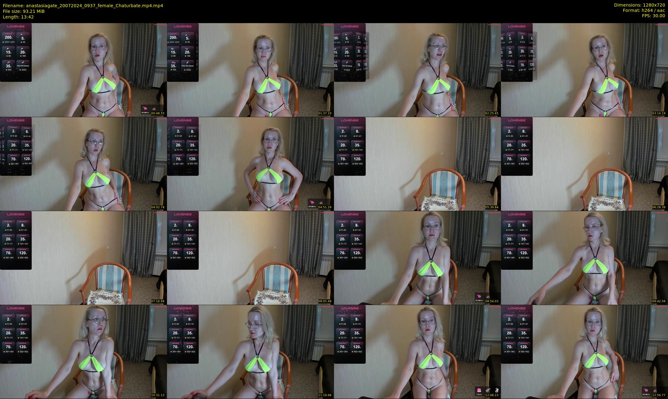 anastasiagate — 14 minute Chaturbate female cam show recording, 720p, Jul 20, 2024