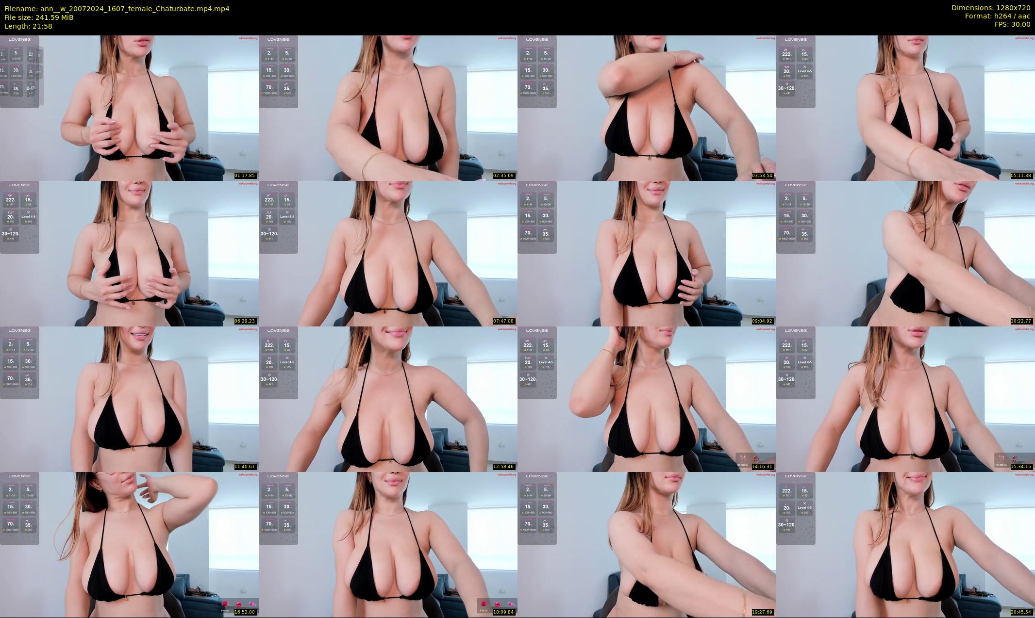 ann__w — 22 minute Chaturbate female cam show recording, 720p, Jul 20, 2024