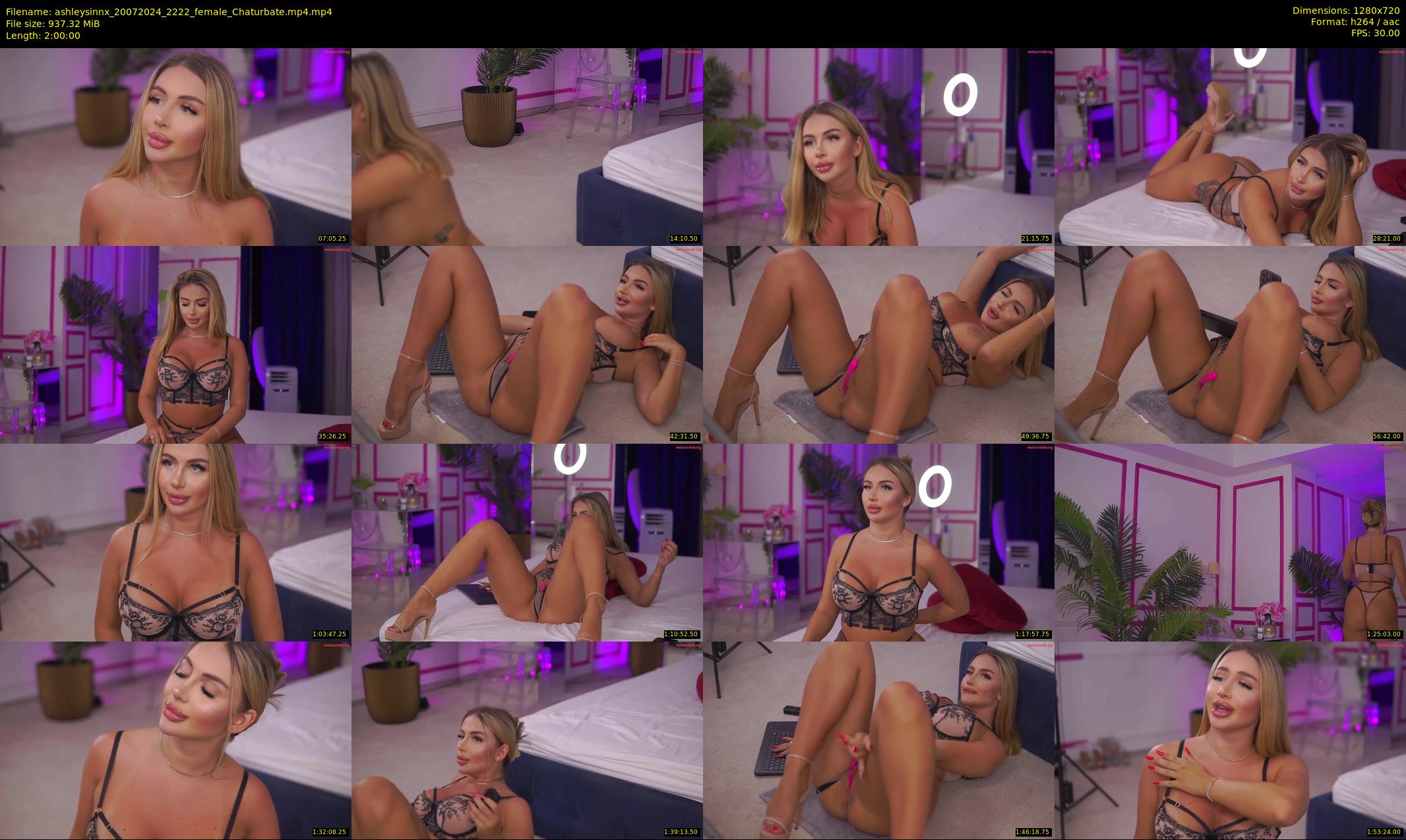 ashleysinnx — 120 minute Chaturbate female cam show recording, 720p, Jul 20, 2024