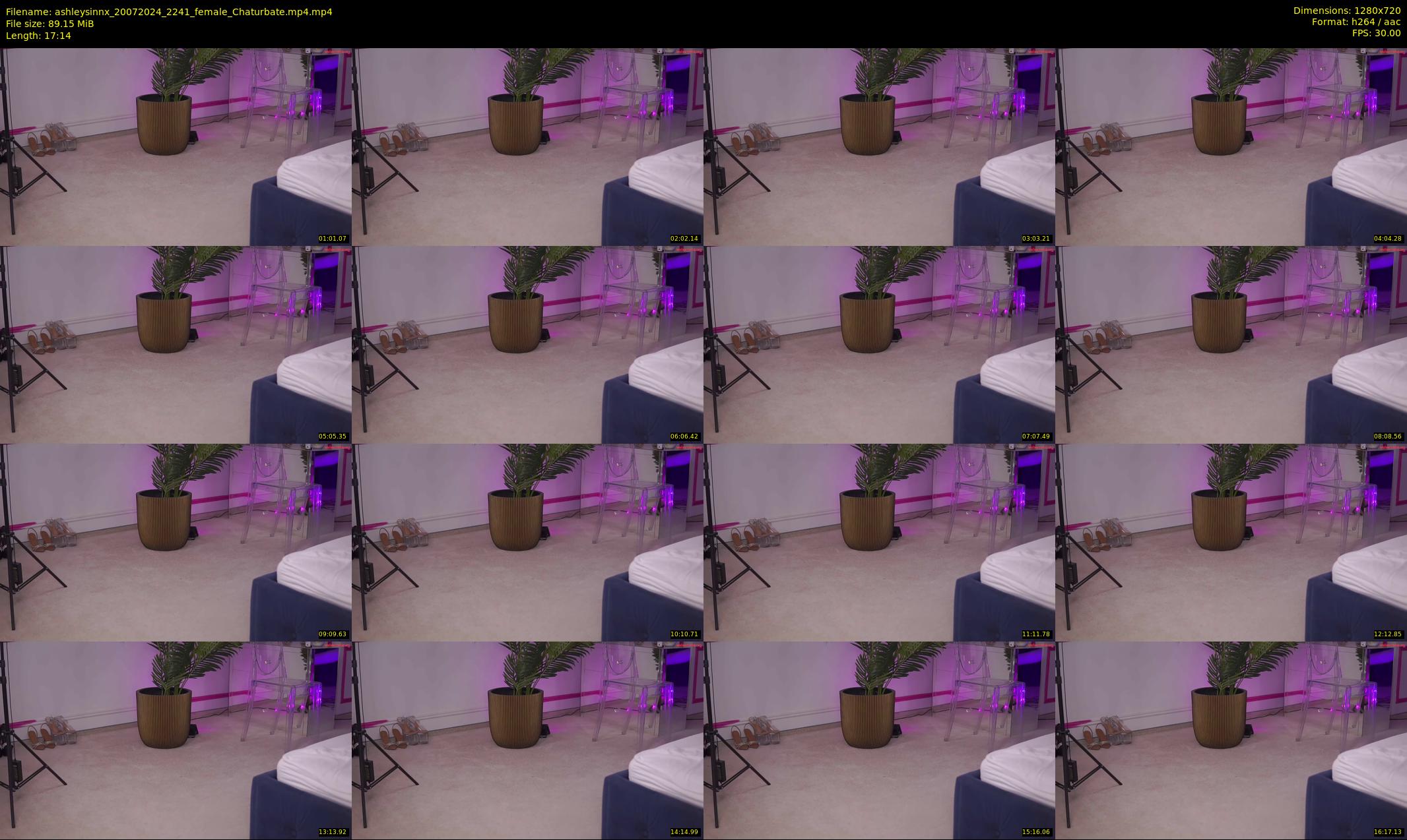 ashleysinnx — 18 minute Chaturbate female cam show recording, 720p, Jul 20, 2024
