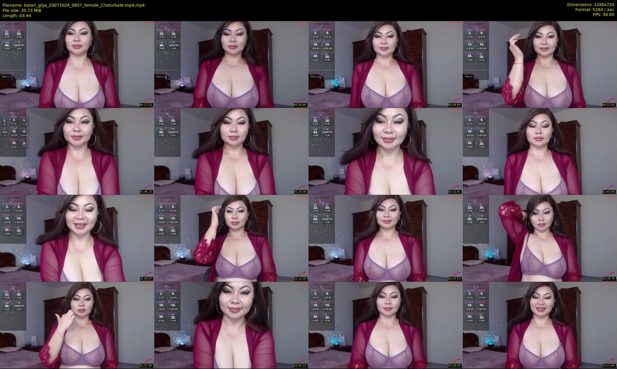 batari_giya — 4 minute Chaturbate female cam show recording, 720p, Jul 20, 2024