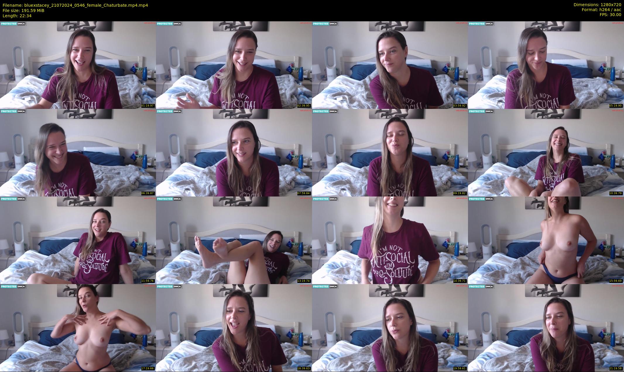 bluexstacey — 23 minute Chaturbate female cam show recording, 720p, Jul 21, 2024
