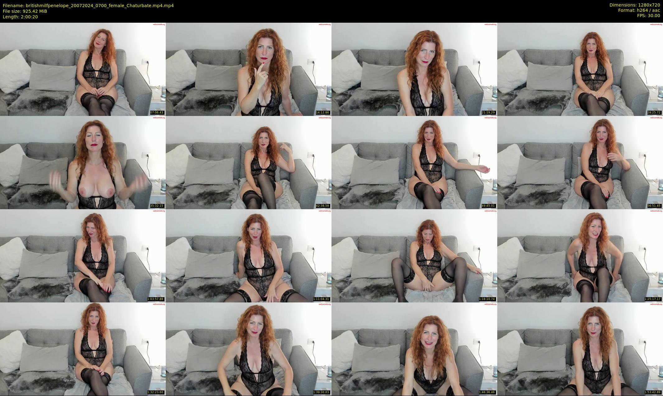 britishmilfpenelope — 121 minute Chaturbate female cam show recording, 720p, Jul 20, 2024