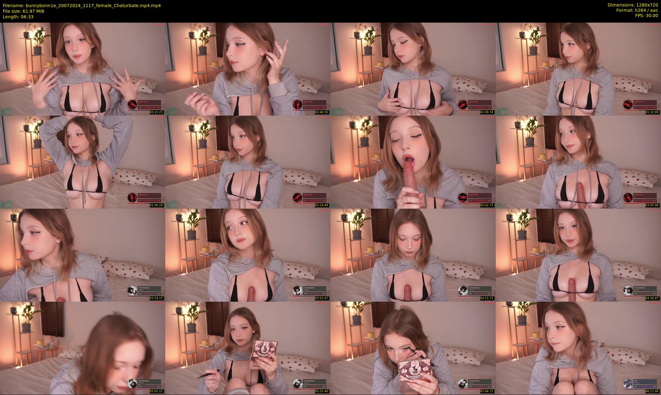 bunnybonn1e — 7 minute Chaturbate female cam show recording, 720p, Jul 20, 2024