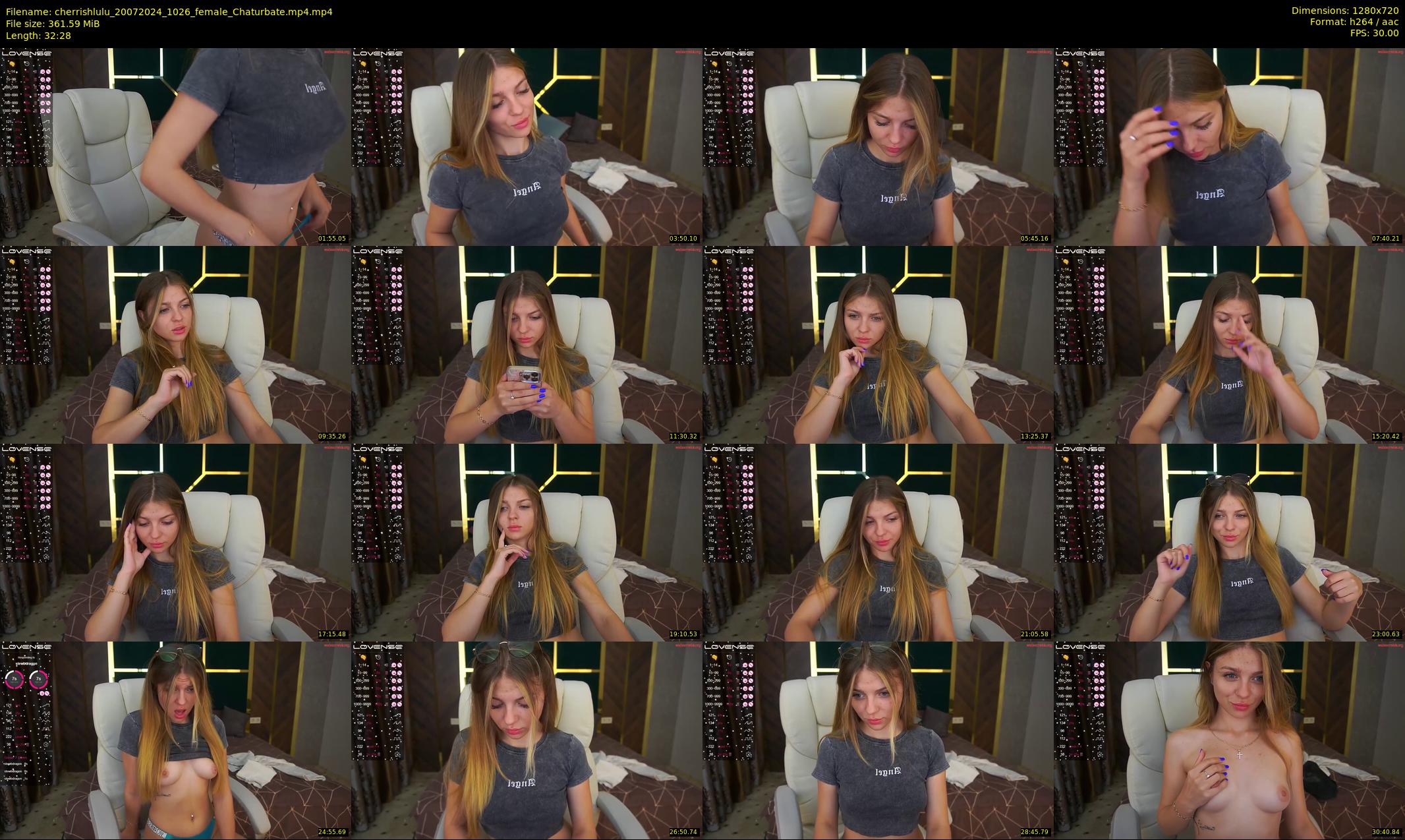 cherrishlulu — 33 minute Chaturbate female cam show recording, 720p, Jul 20, 2024