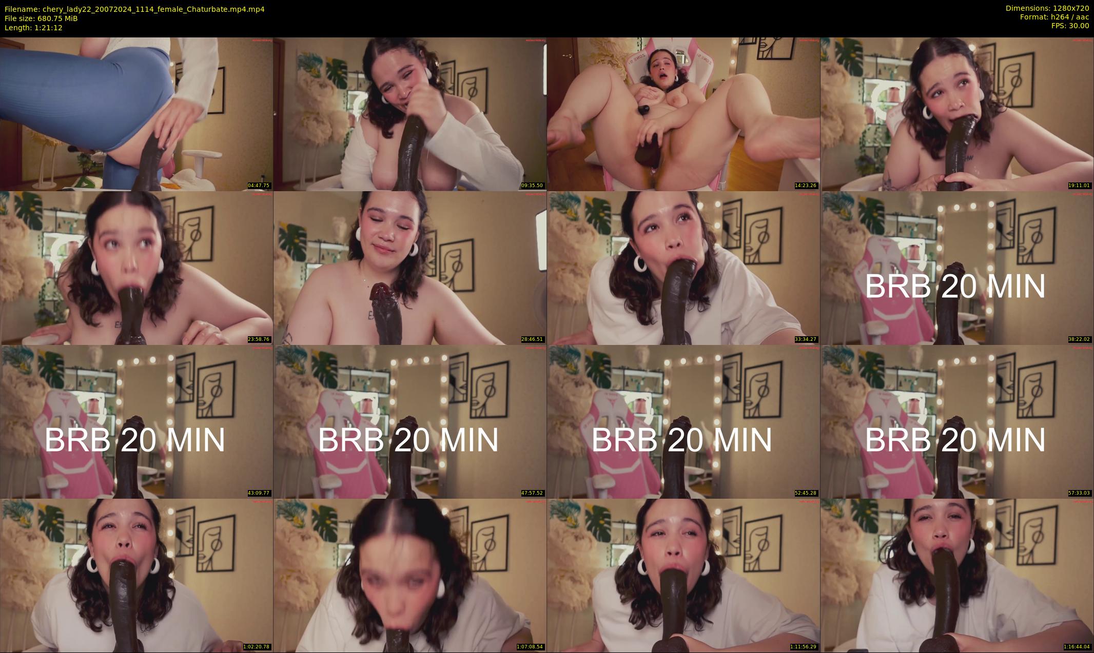 chery_lady22 — 82 minute Chaturbate female cam show recording, 720p, Jul 20, 2024