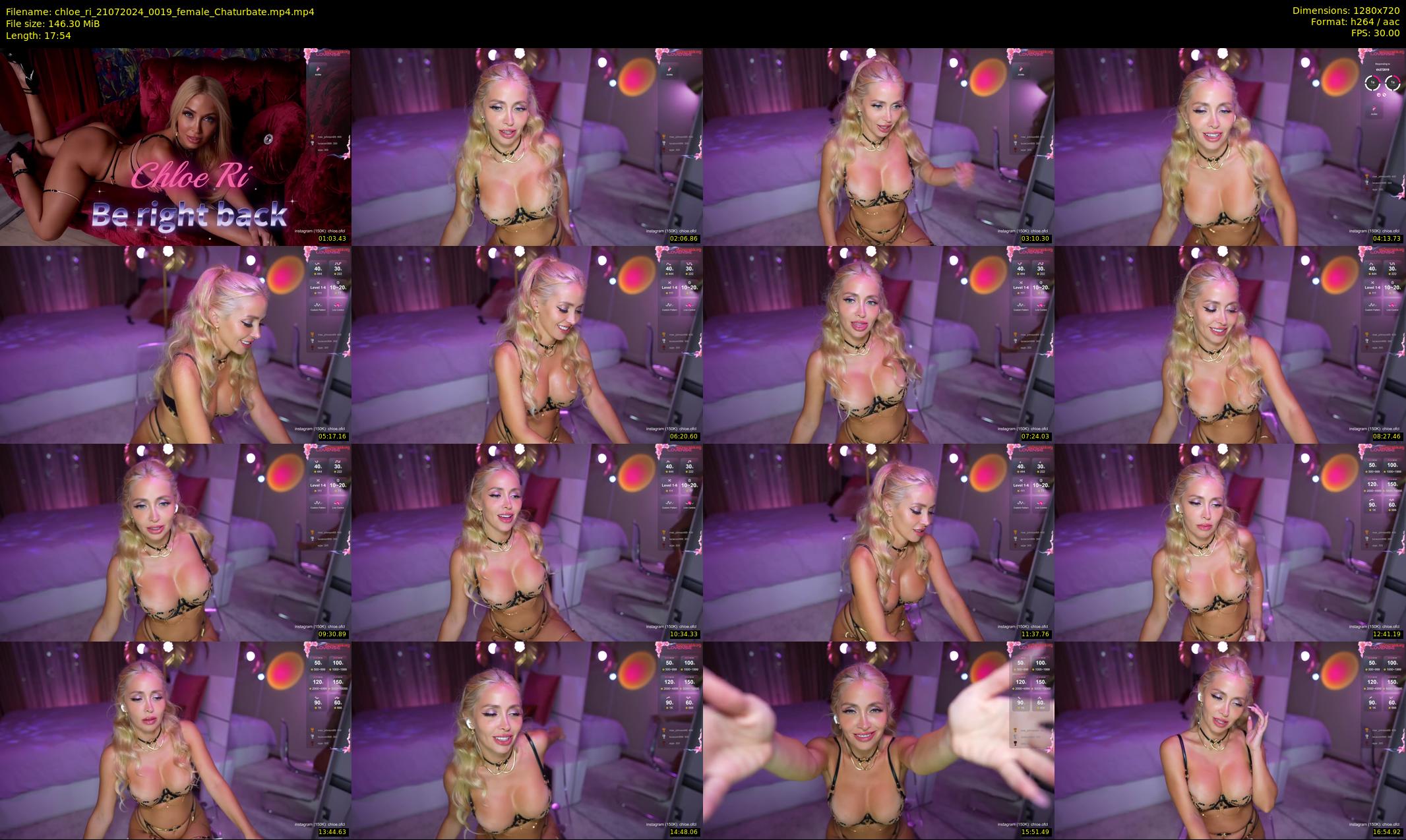 chloe_ri — 18 minute Chaturbate female cam show recording, 720p, Jul 21, 2024