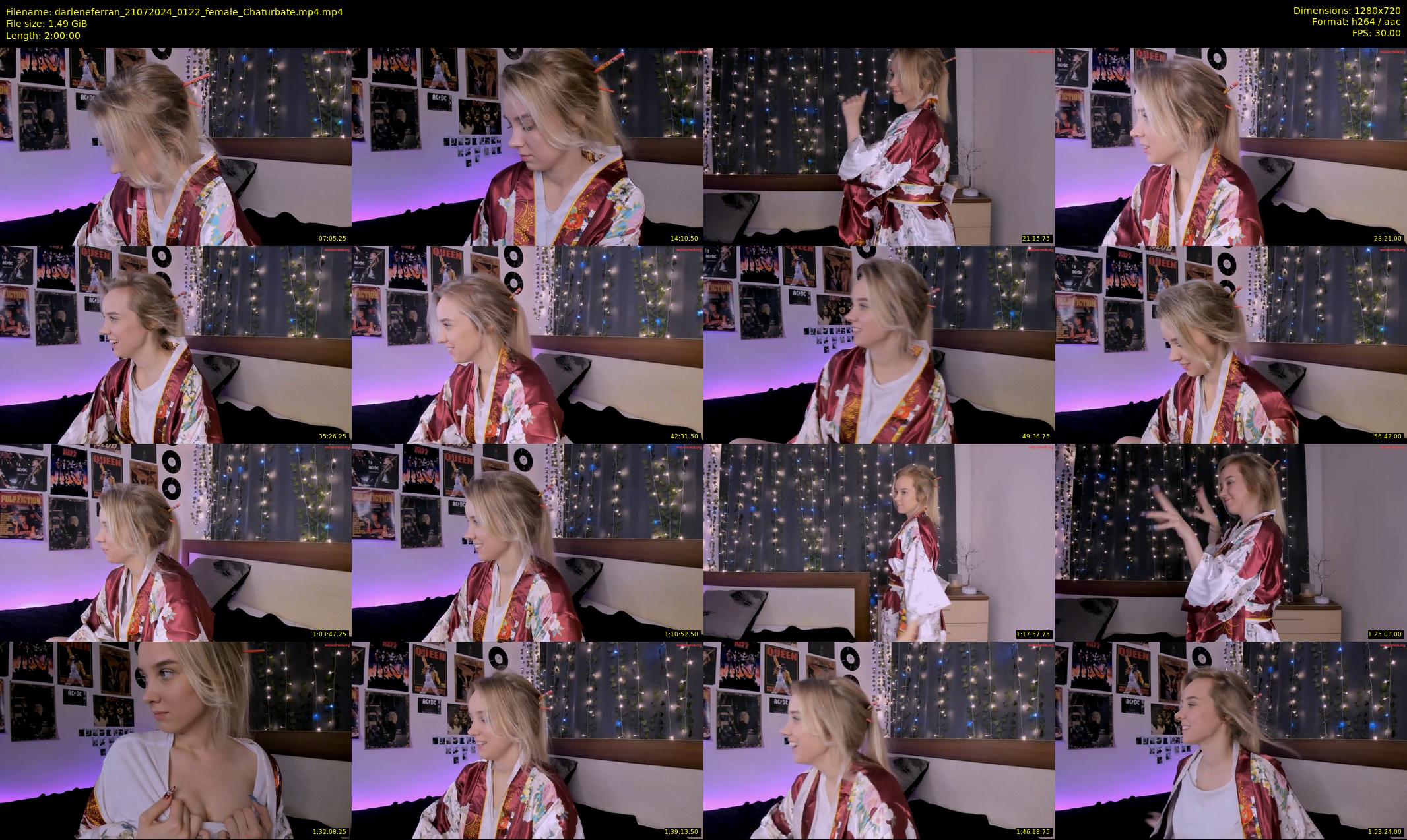 darleneferran — 120 minute Chaturbate female cam show recording, 720p, Jul 21, 2024