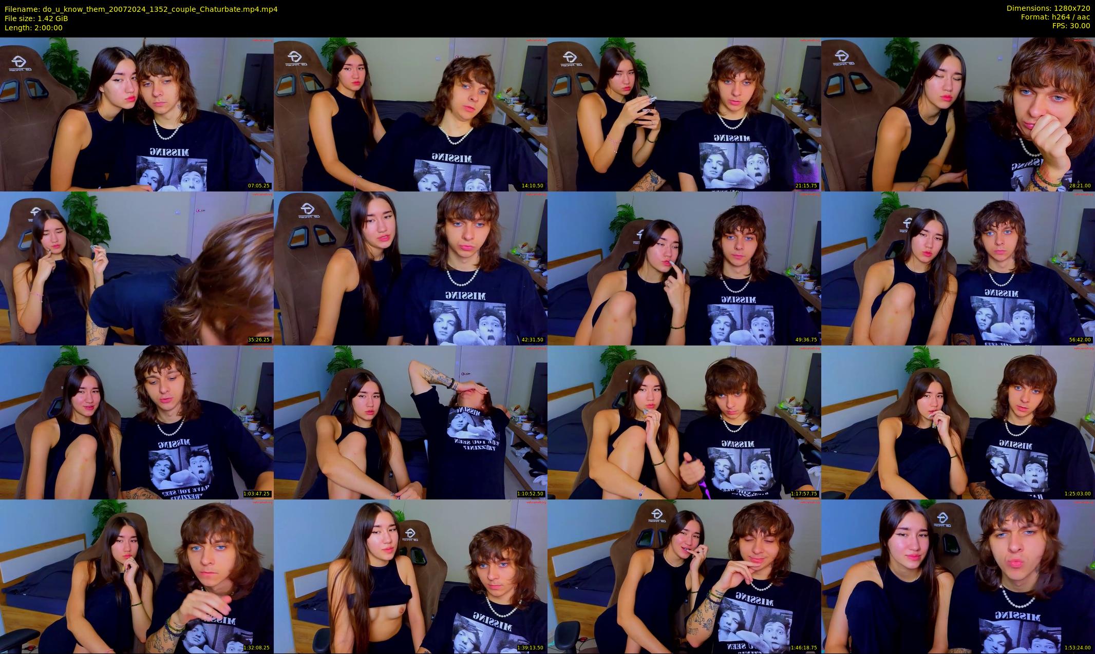 do_u_know_them — 120 minute Chaturbate couple cam show recording, 720p, Jul 20, 2024